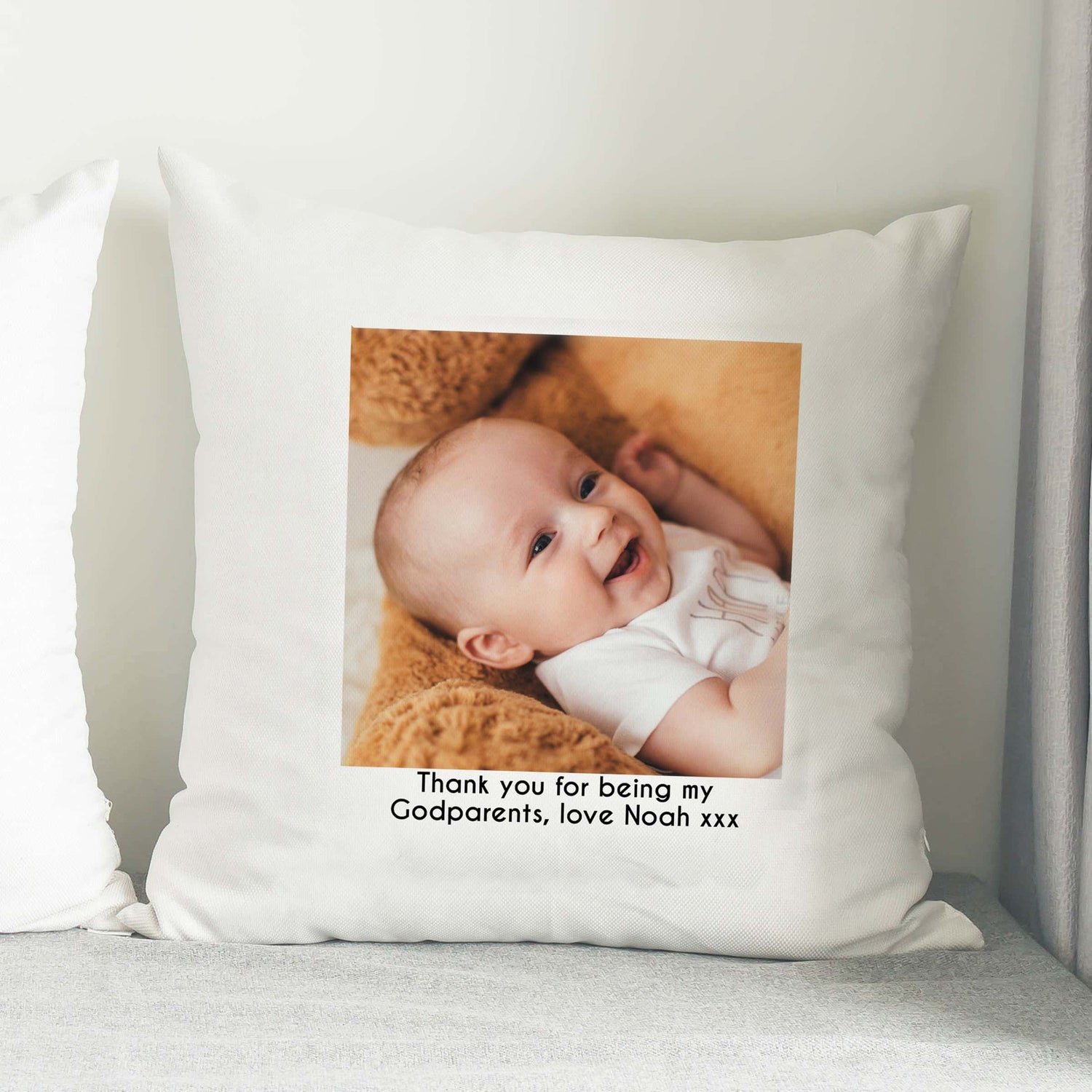 Personalised Photo Upload Cushion - gift & personalise