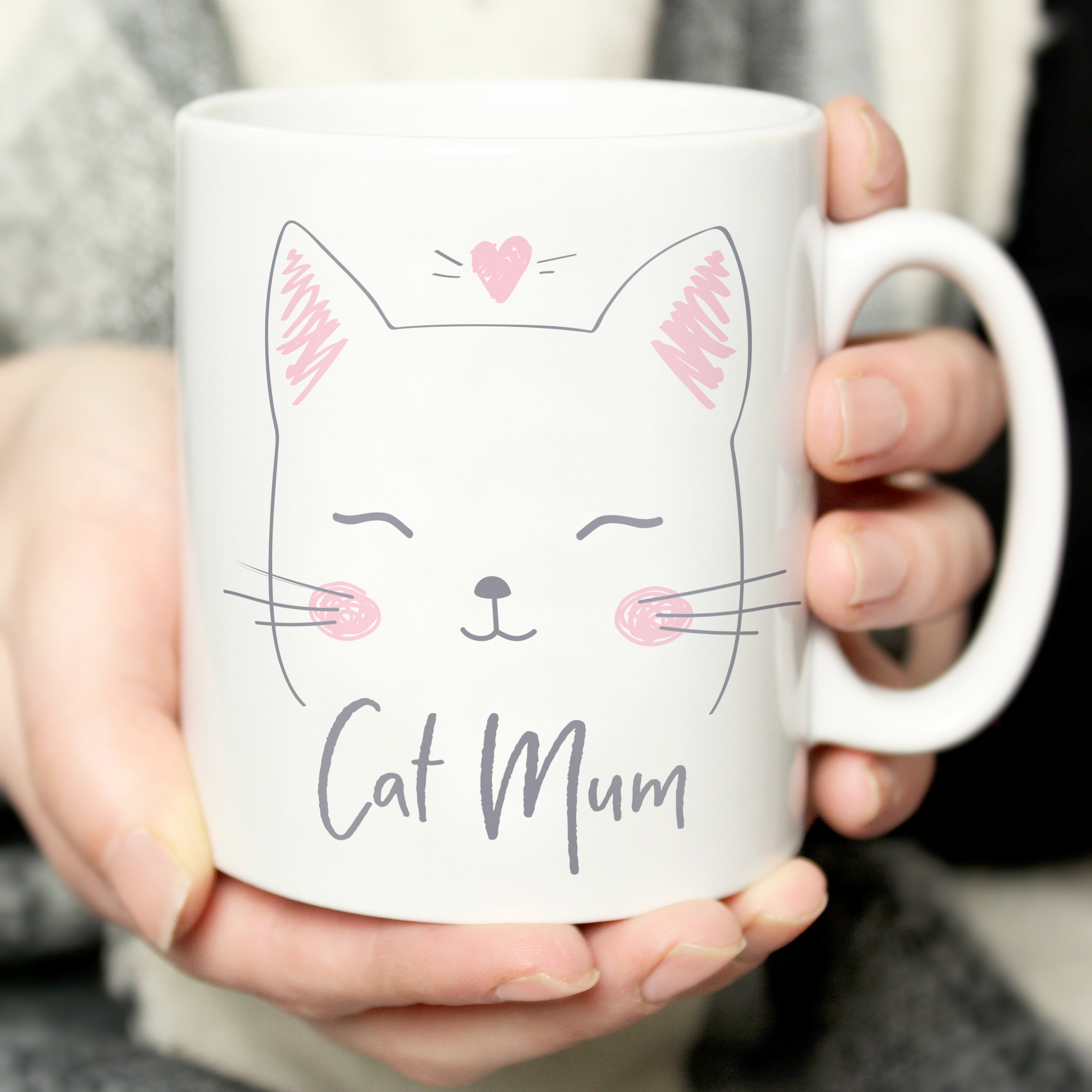 Personalised Cat Mum Mug - gift & personalise