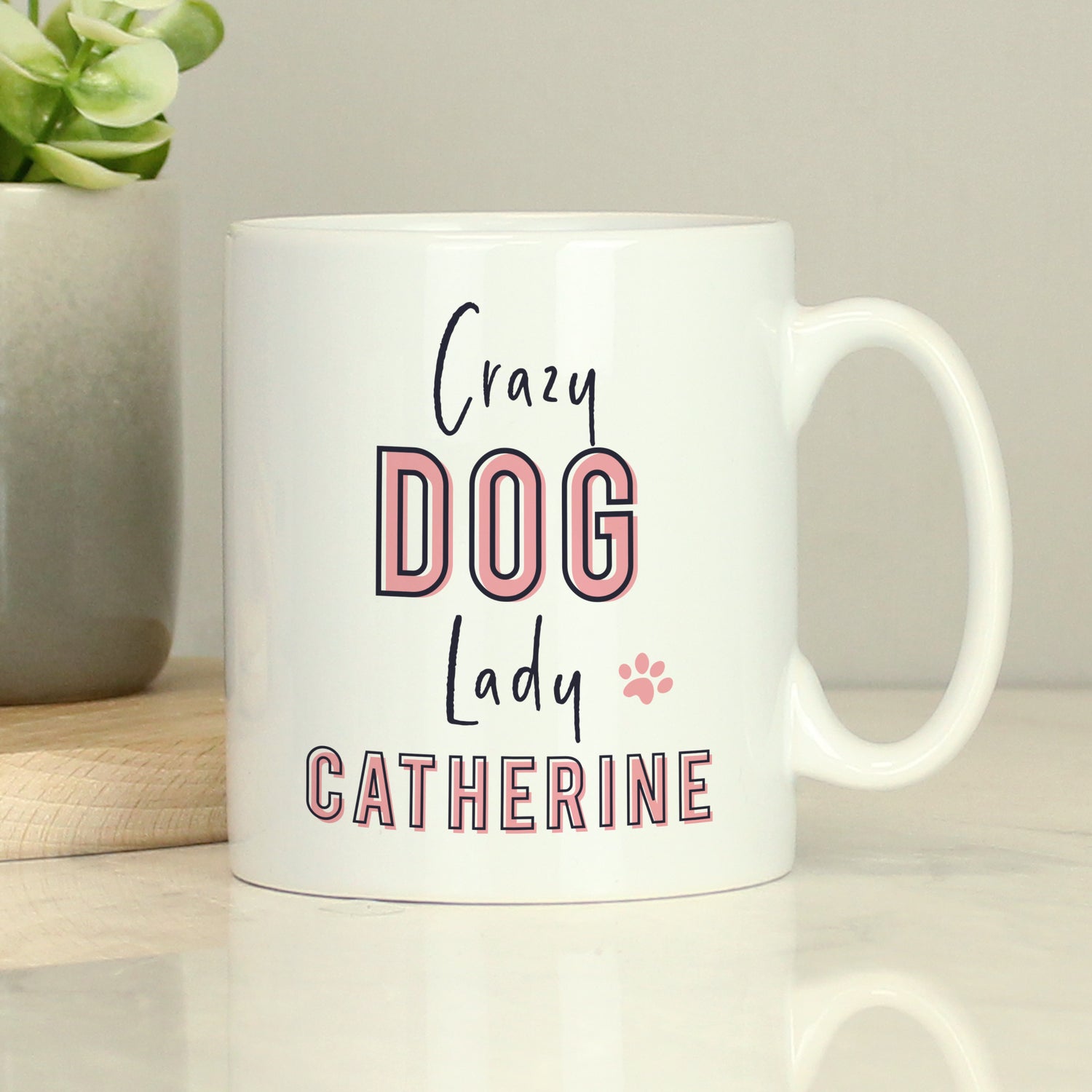 Personalised Crazy Dog Lady Mug - gift & personalise