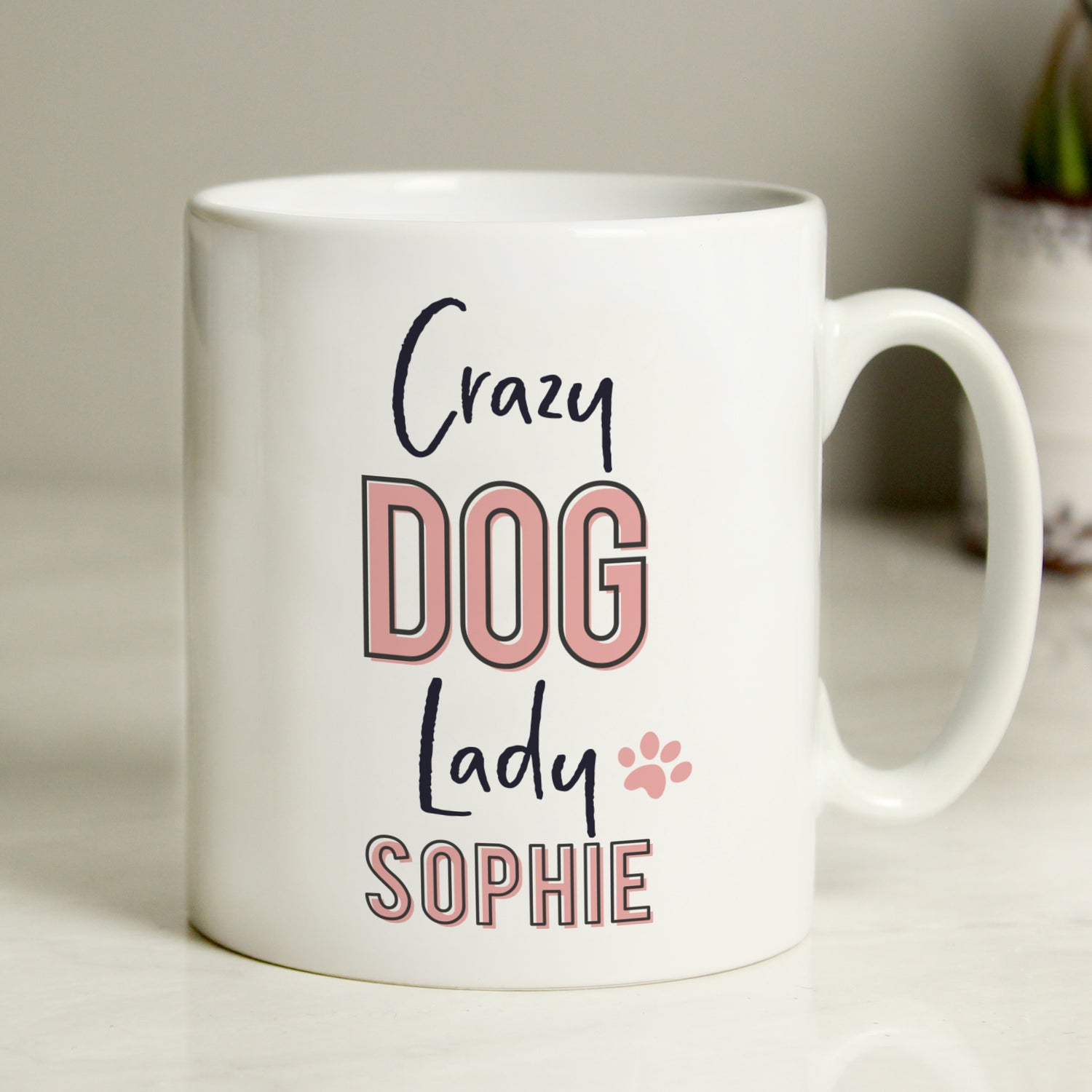 Personalised Crazy Dog Lady Mug - gift & personalise