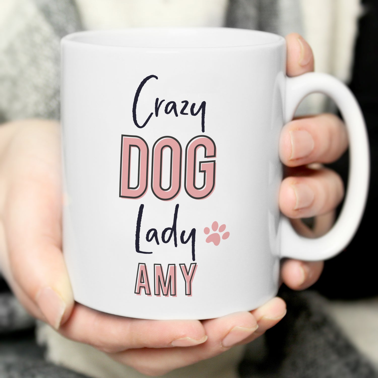 Personalised Crazy Dog Lady Mug - gift & personalise