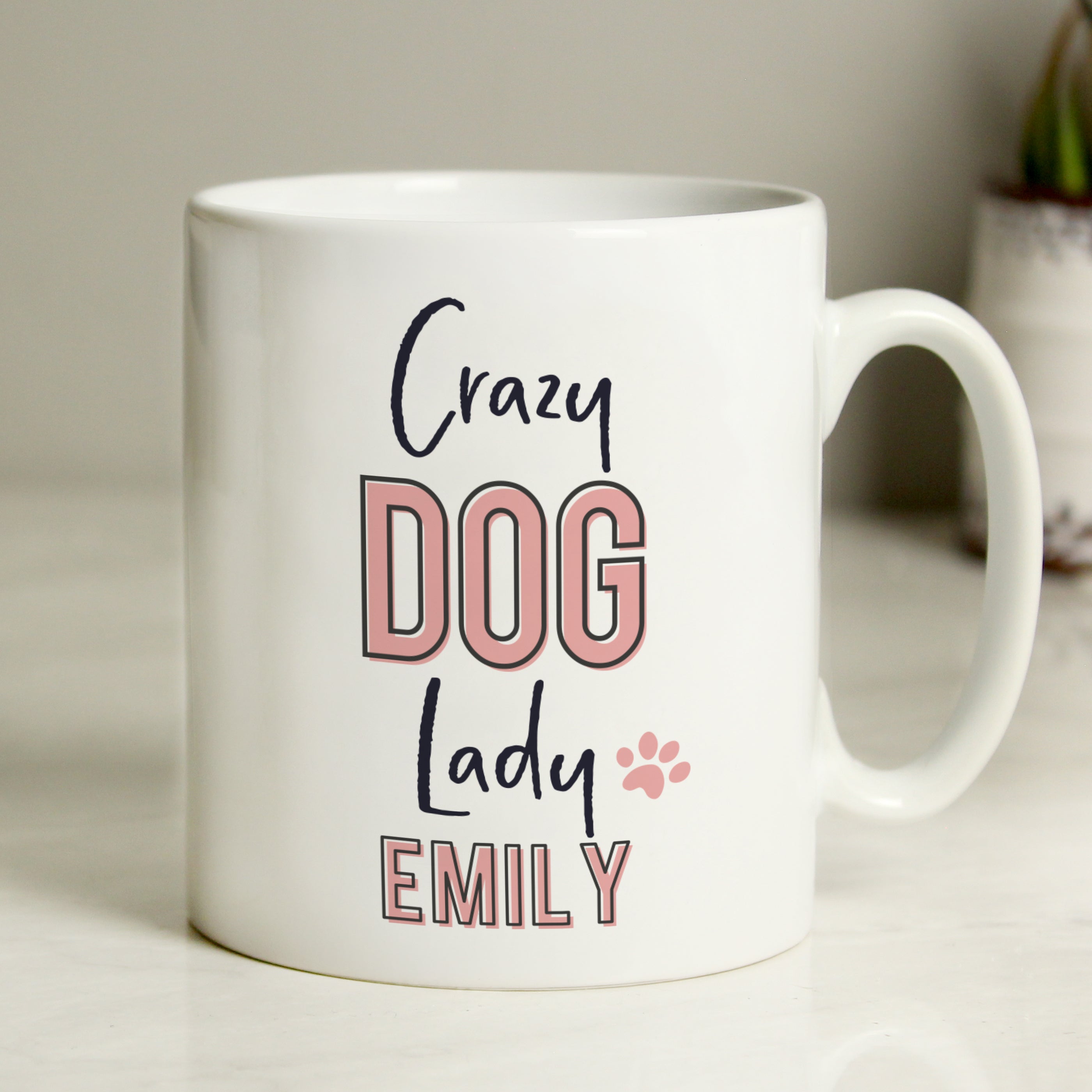 Personalised Crazy Dog Lady Mug - gift & personalise