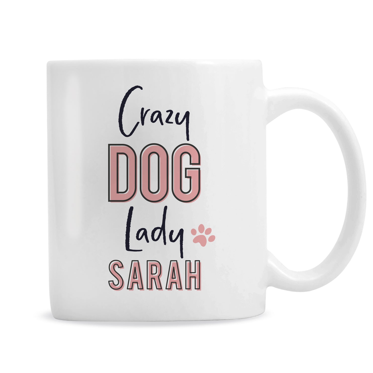 Personalised Crazy Dog Lady Mug - gift & personalise