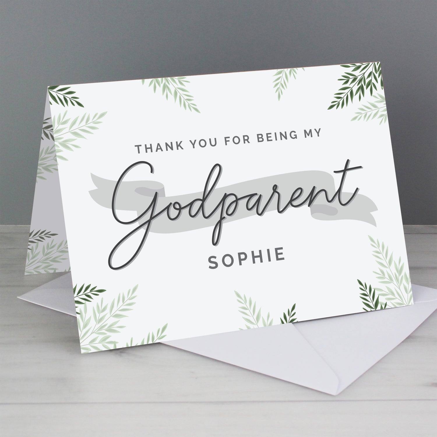 Personalised Godparent Card - gift & personalise