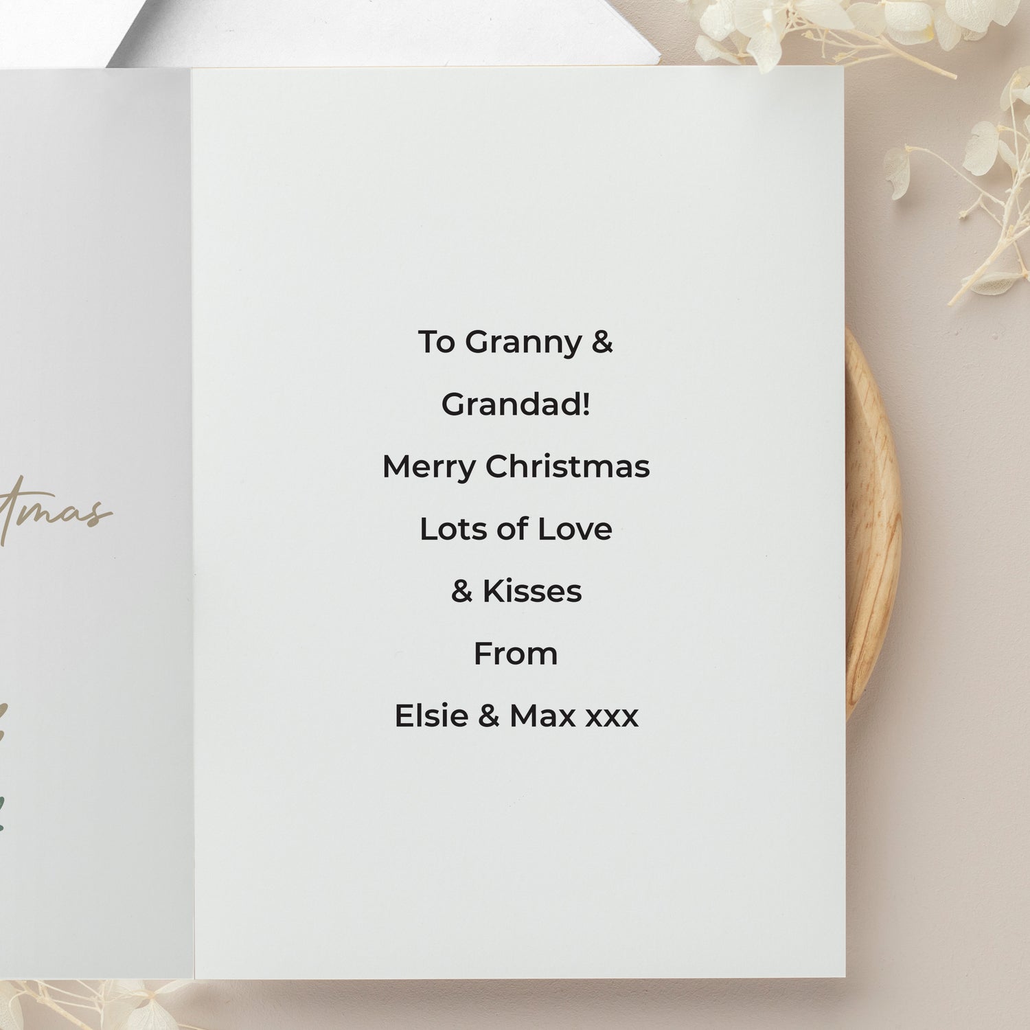 Personalised Photo Upload Christmas Card - gift & personalise