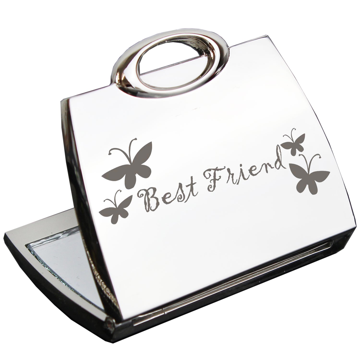 Best Friend Handbag Compact Mirror - gift & personalise