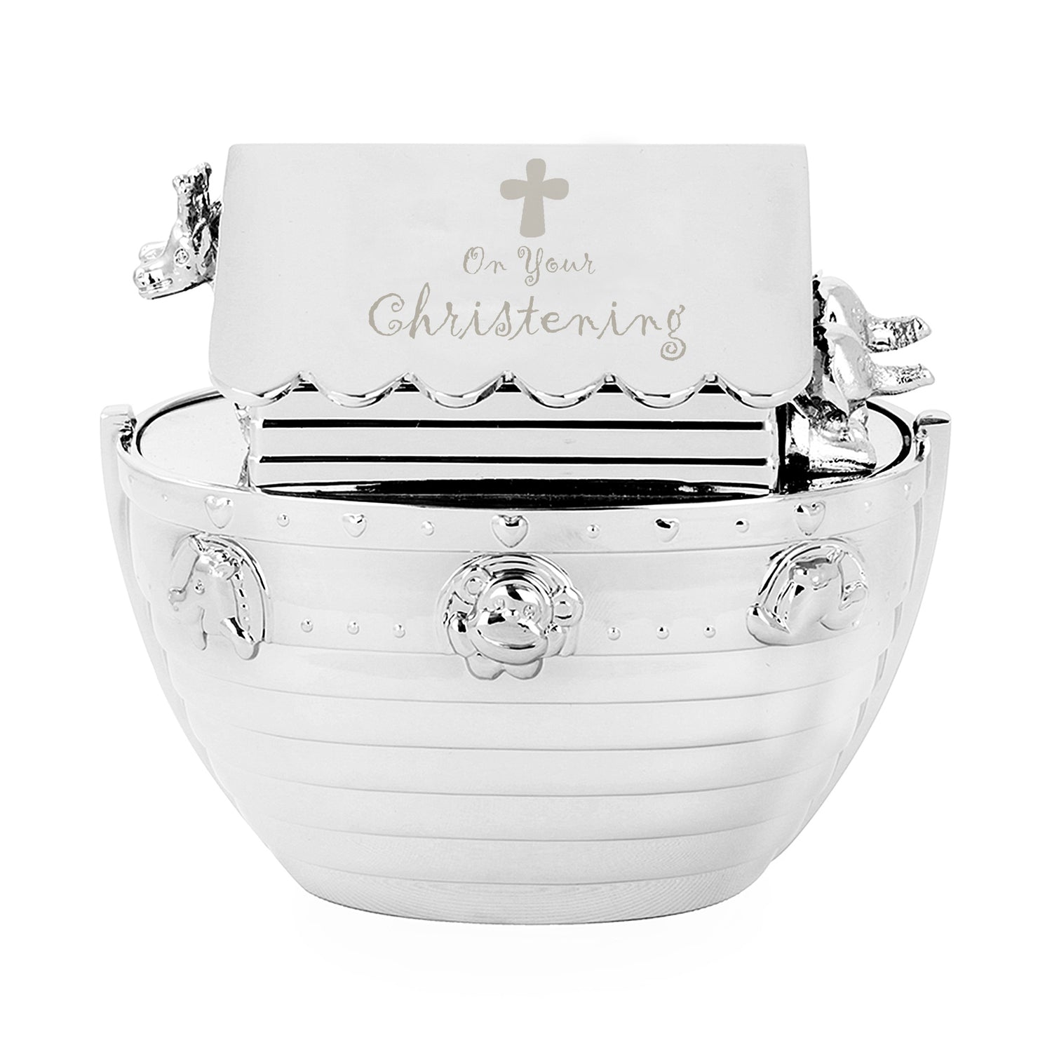 Christening Noahs Ark Money Box - gift & personalise