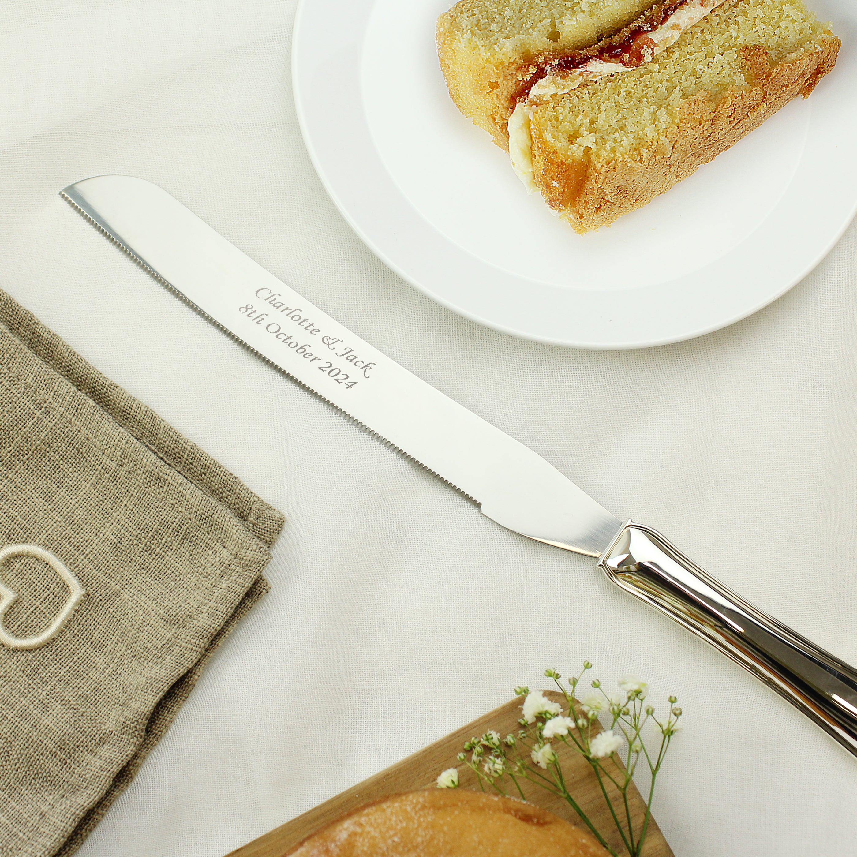 Personalised Classic Cake Knife - gift & personalise