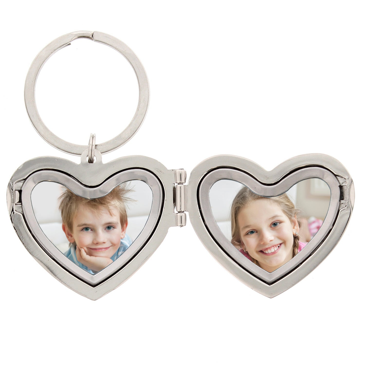 Personalised Heart Photoframe Keyring - gift & personalise