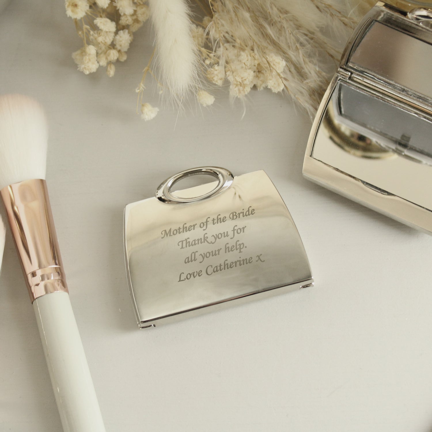 Personalised Handbag Compact Mirror - gift & personalise