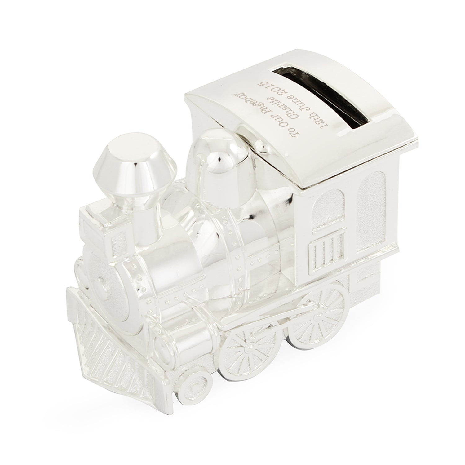 Personalised Train Money Box - gift & personalise