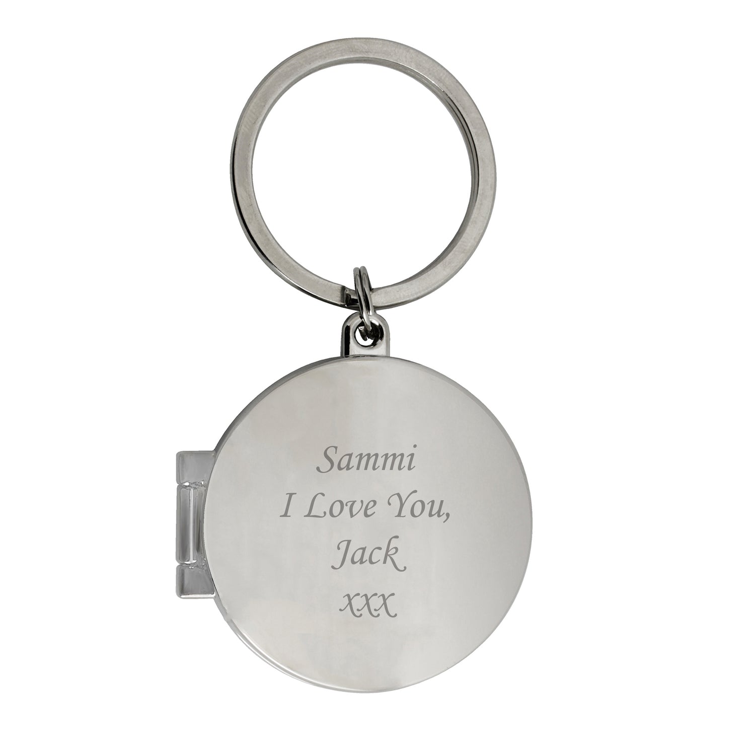 Personalised Round Photo Keyring - gift & personalise