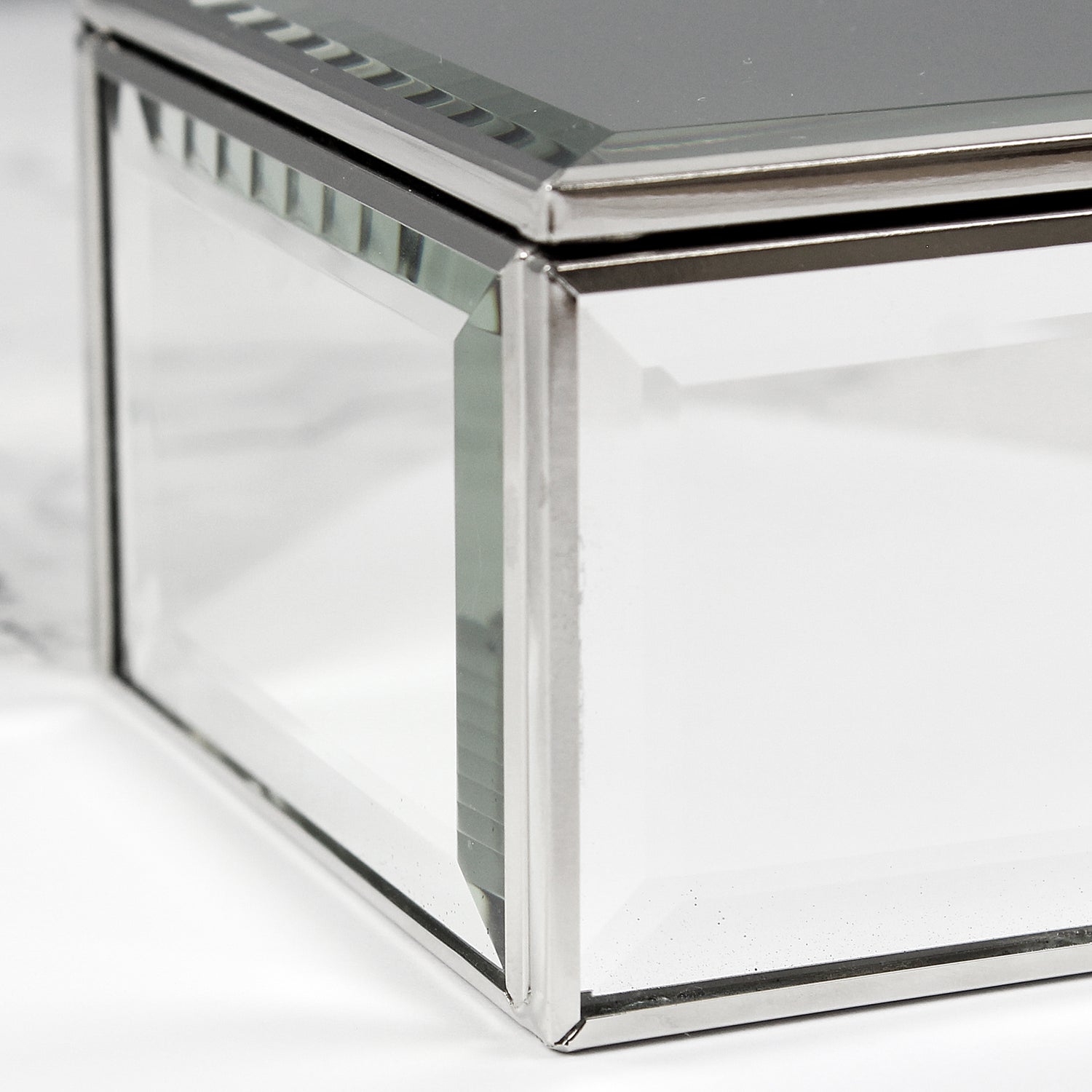 Personalised Any Message Mirrored Jewellery Box - gift & personalise