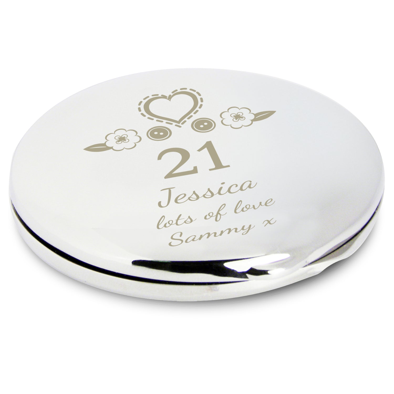 Personalised Birthday Craft Compact Mirror - gift & personalise