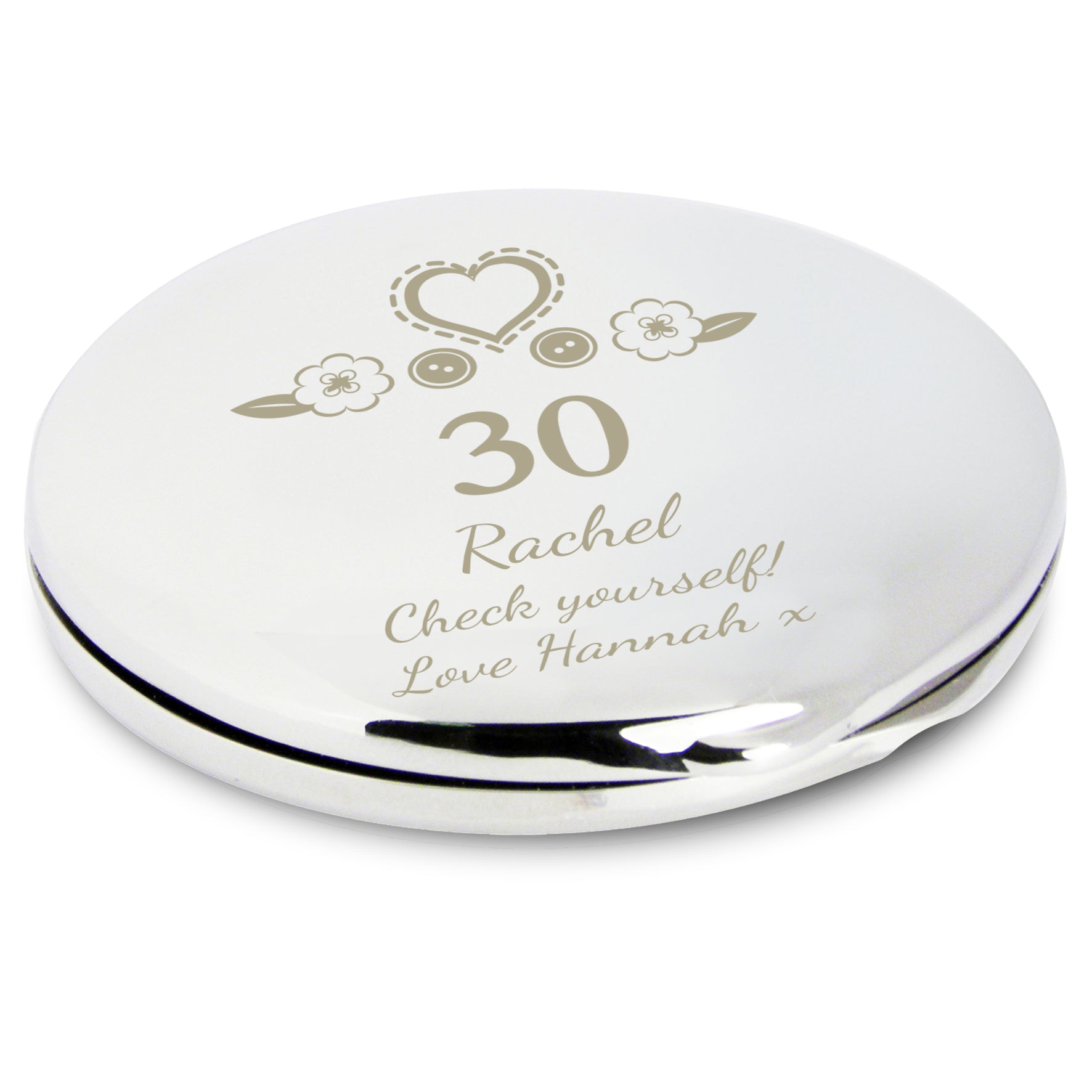 Personalised Birthday Craft Compact Mirror - gift & personalise