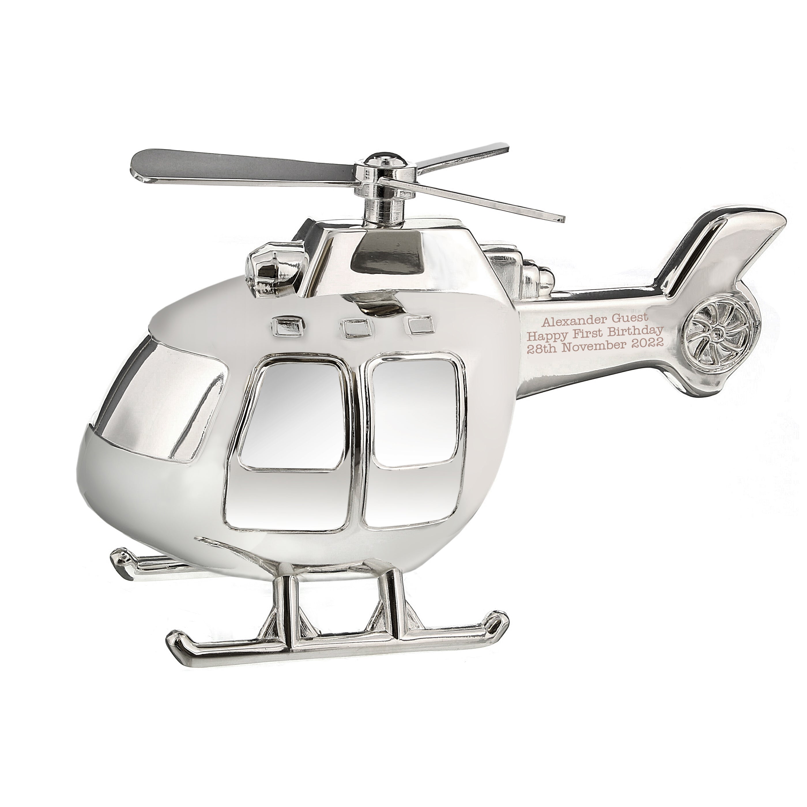 Personalised Helicopter Money Box - gift & personalise