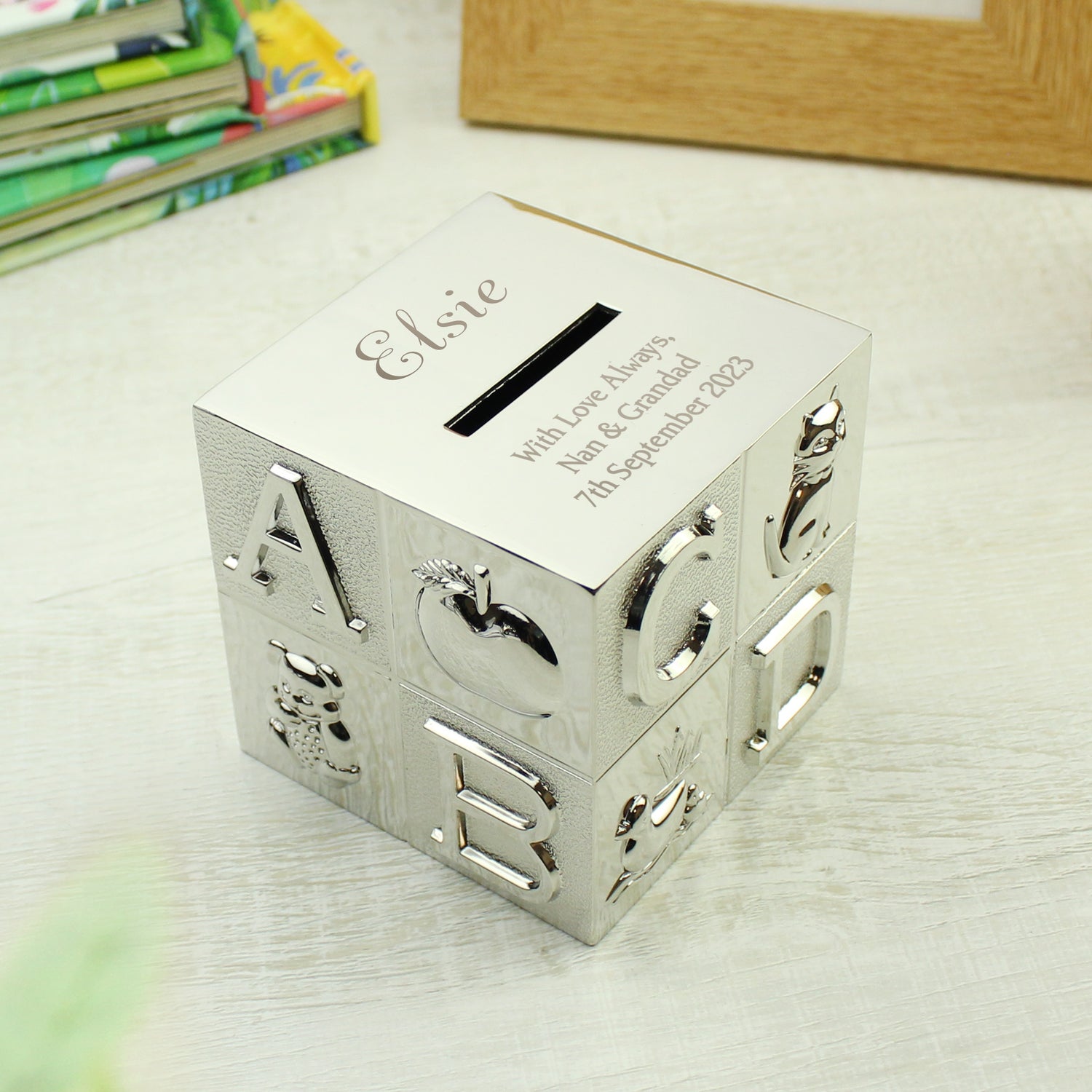 Personalised ABC Money Box - gift & personalise