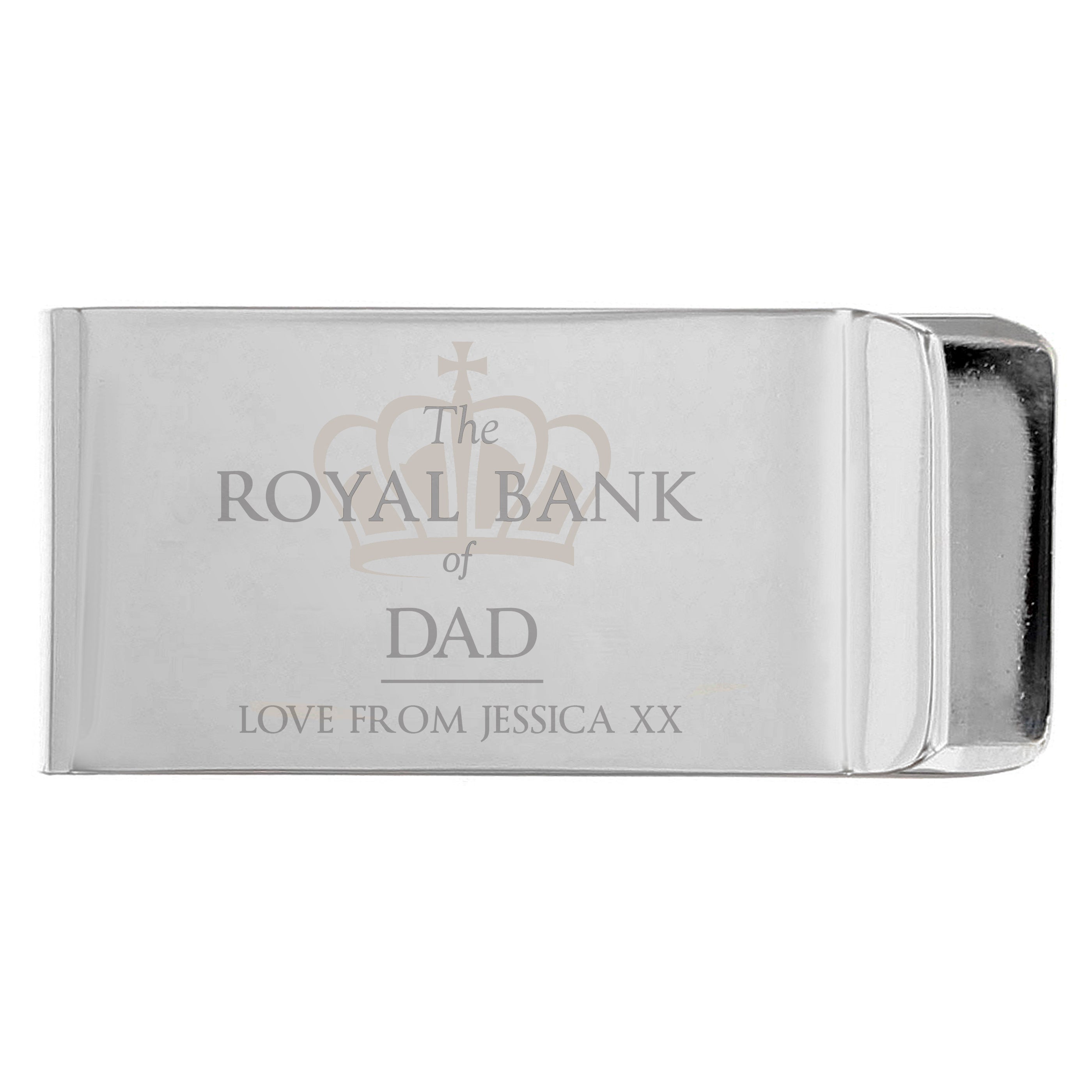 Personalised 'Royal Bank of...' Money Clip - gift & personalise