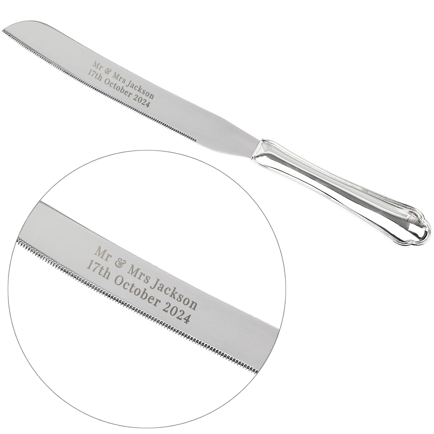 Personalised Modern Cake Knife - gift & personalise