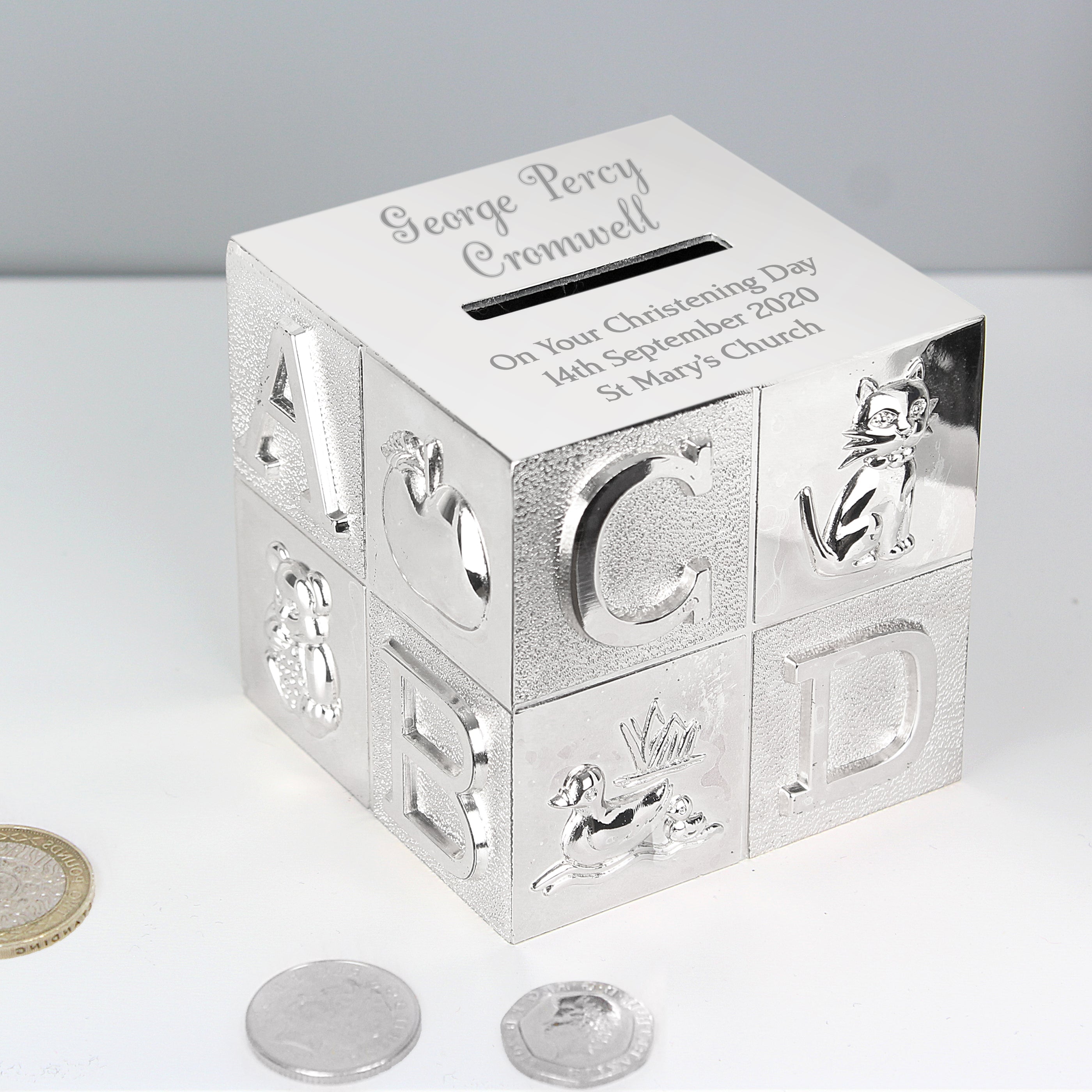 Personalised Big Name ABC Money Box - gift & personalise