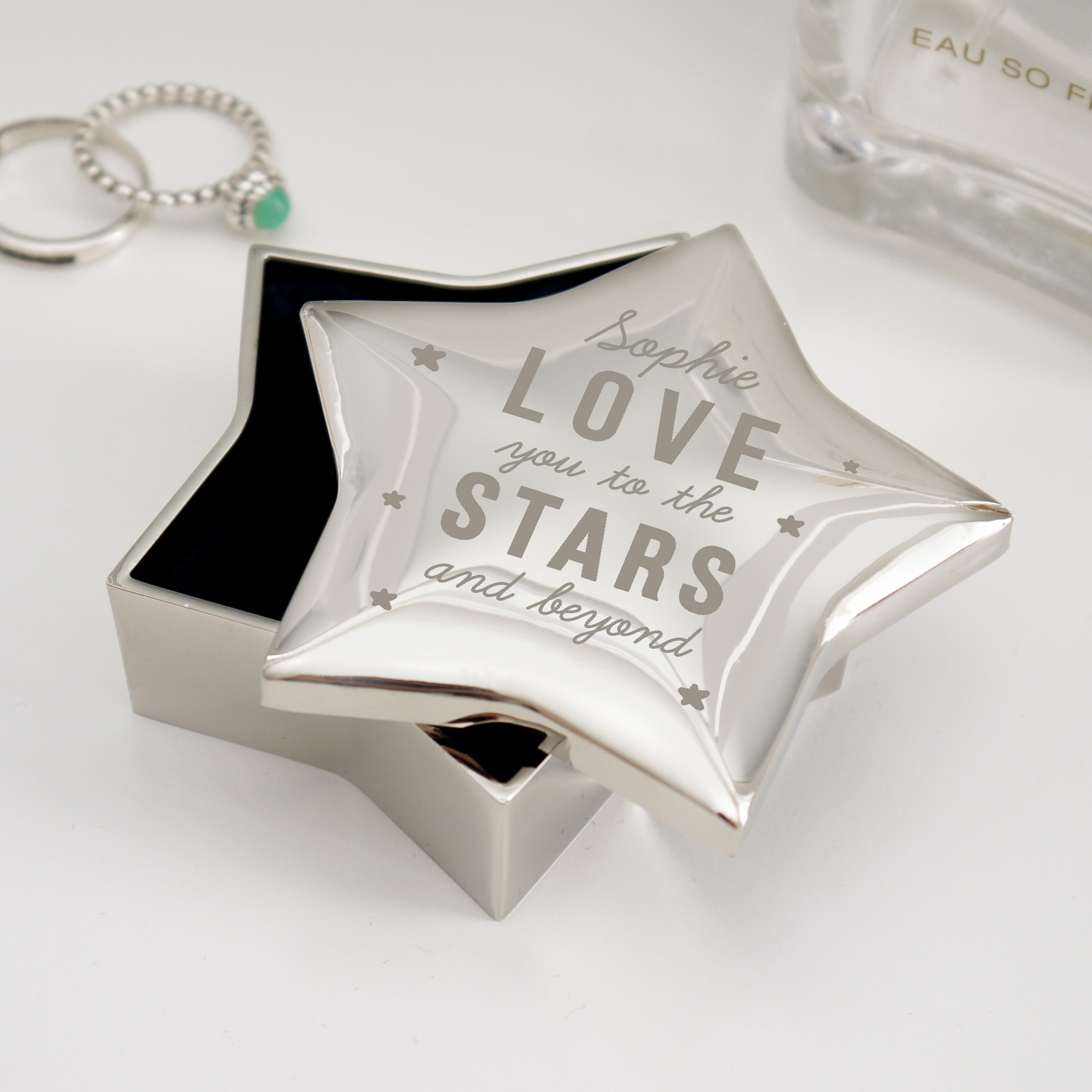 Personalised Love You To The Stars Star Trinket Box - gift & personalise