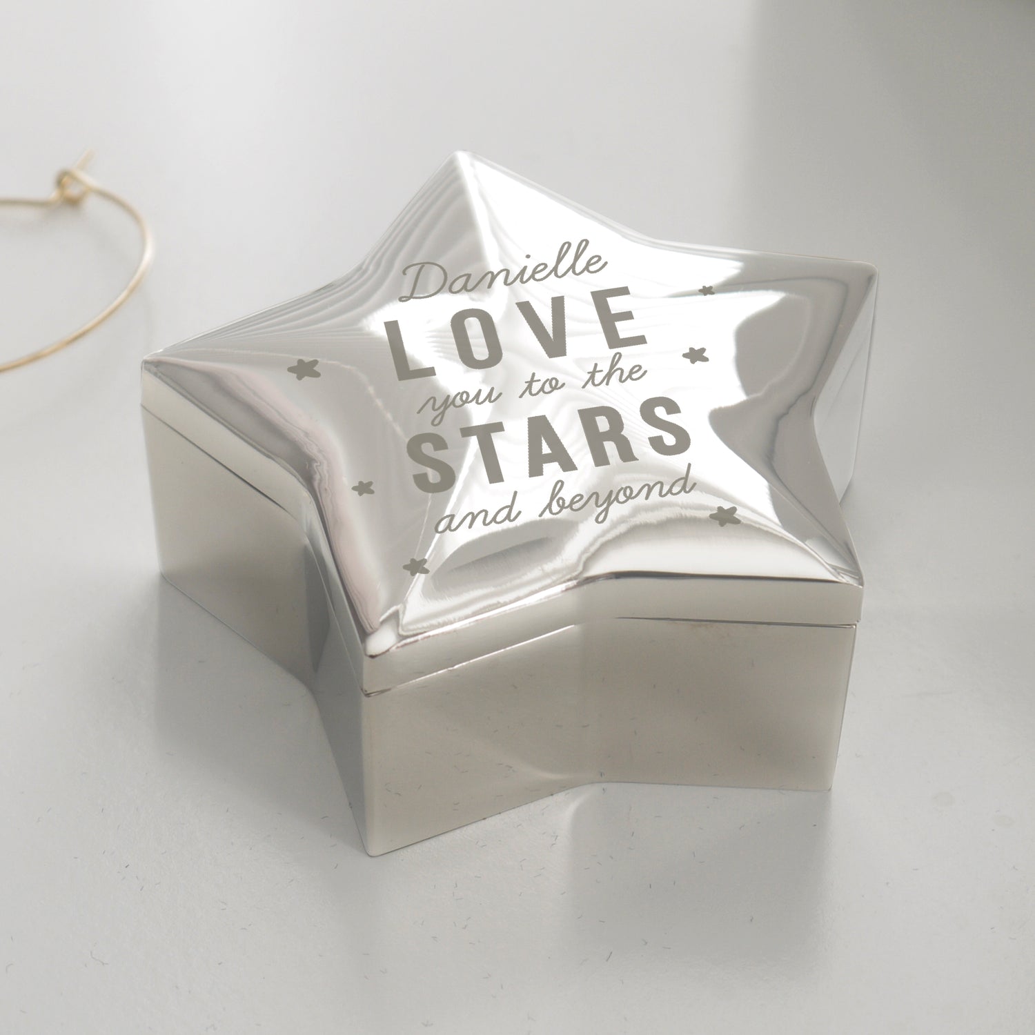 Personalised Love You To The Stars Star Trinket Box - gift & personalise