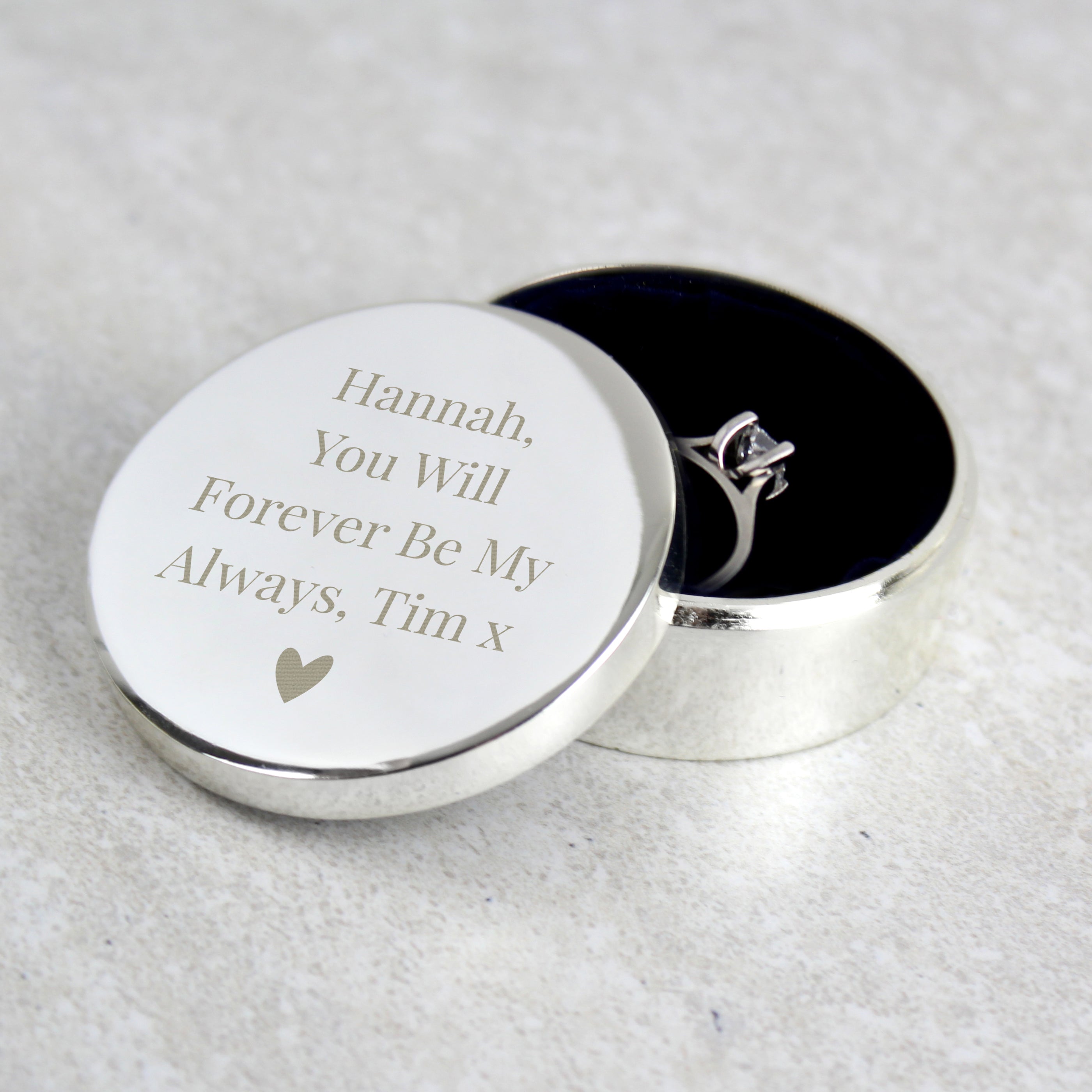 Personalised Ring Box - gift & personalise