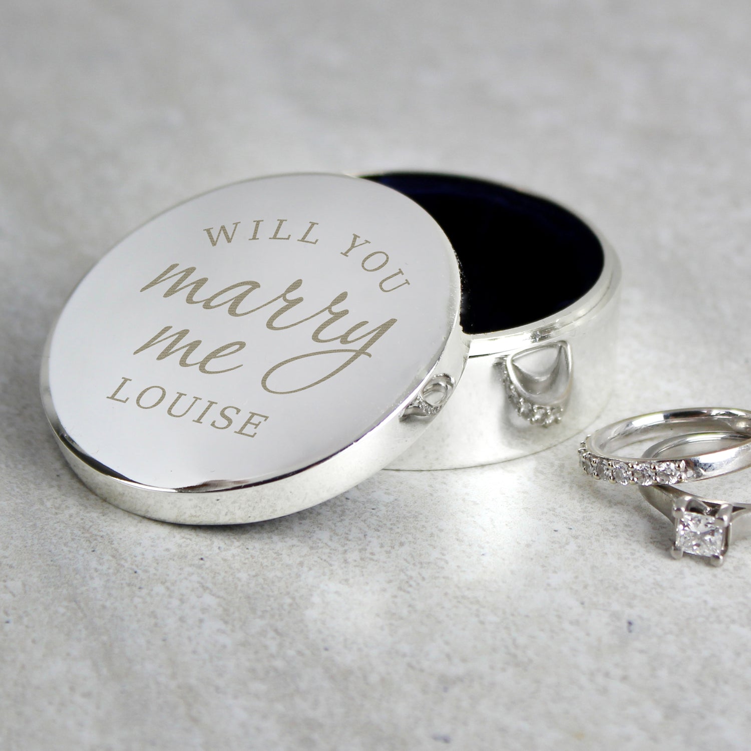 Personalised Will You Marry Me Ring Box - gift & personalise