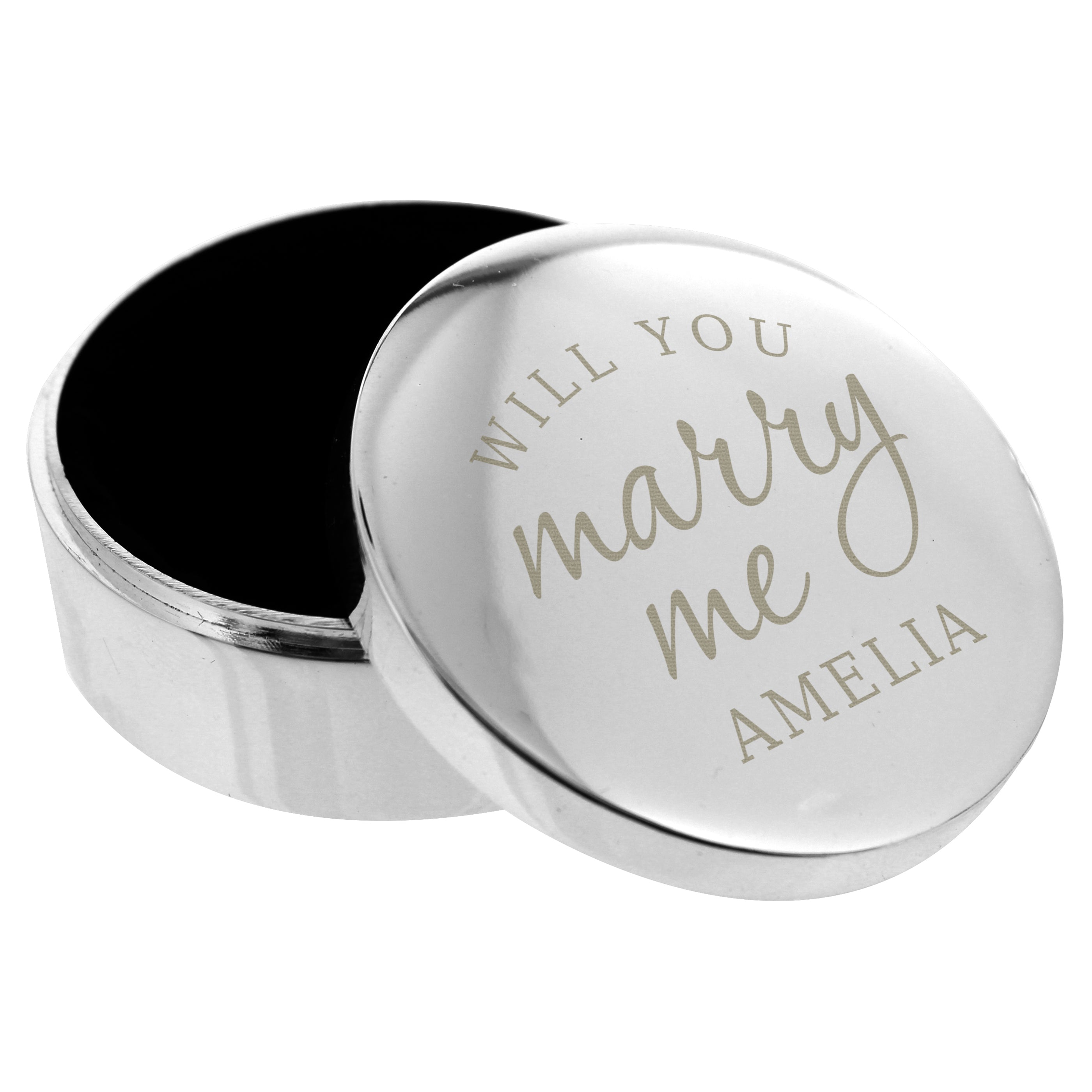 Personalised Will You Marry Me Ring Box - gift & personalise