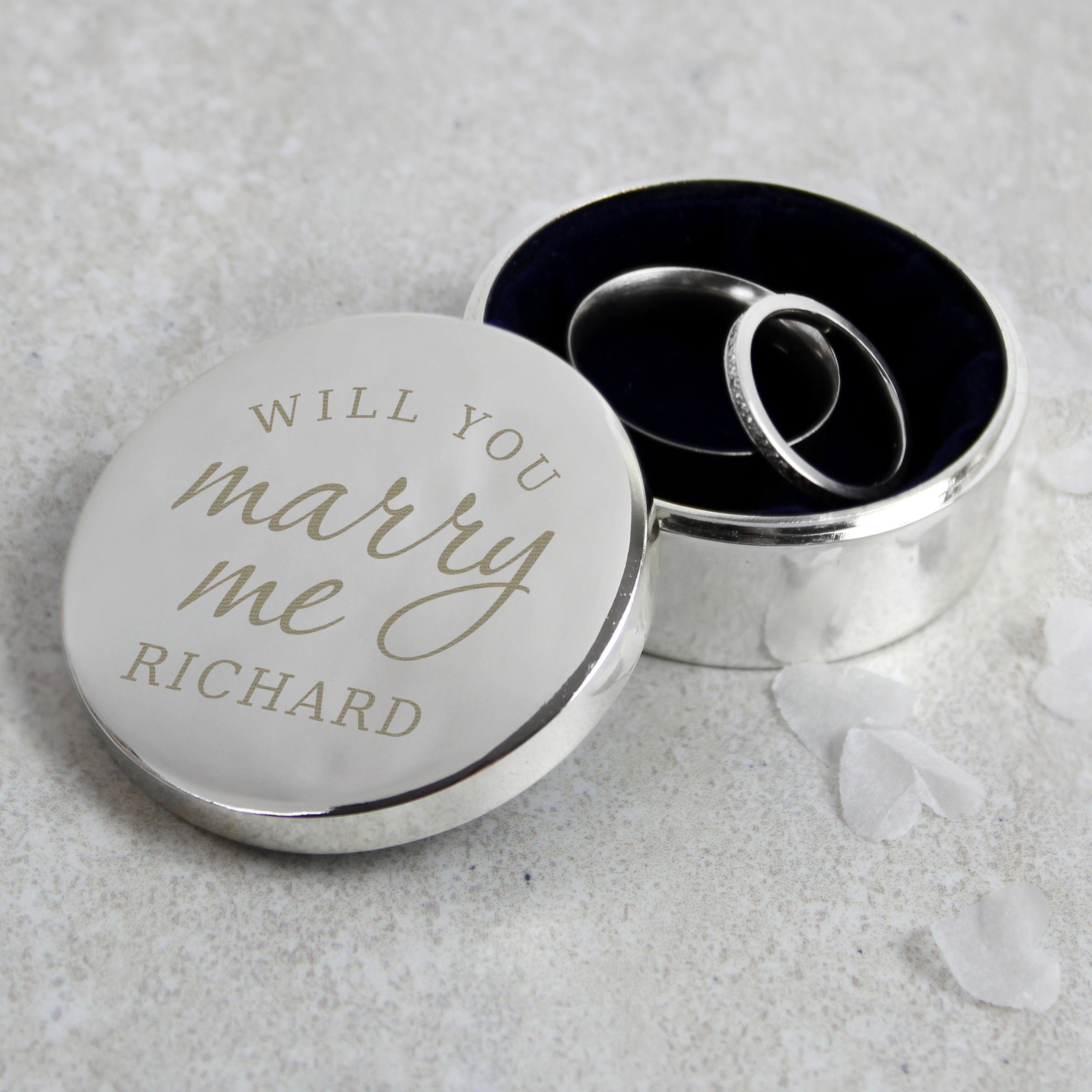 Personalised Will You Marry Me Ring Box - gift & personalise