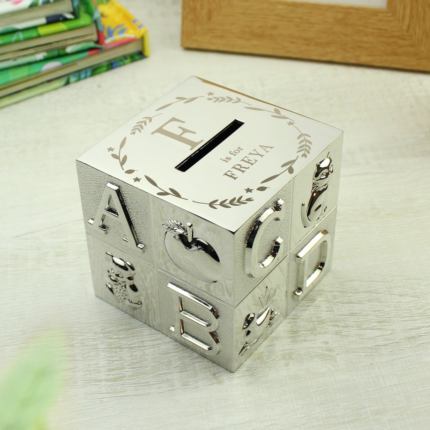 Personalised Initial ABC Money Box - gift & personalise