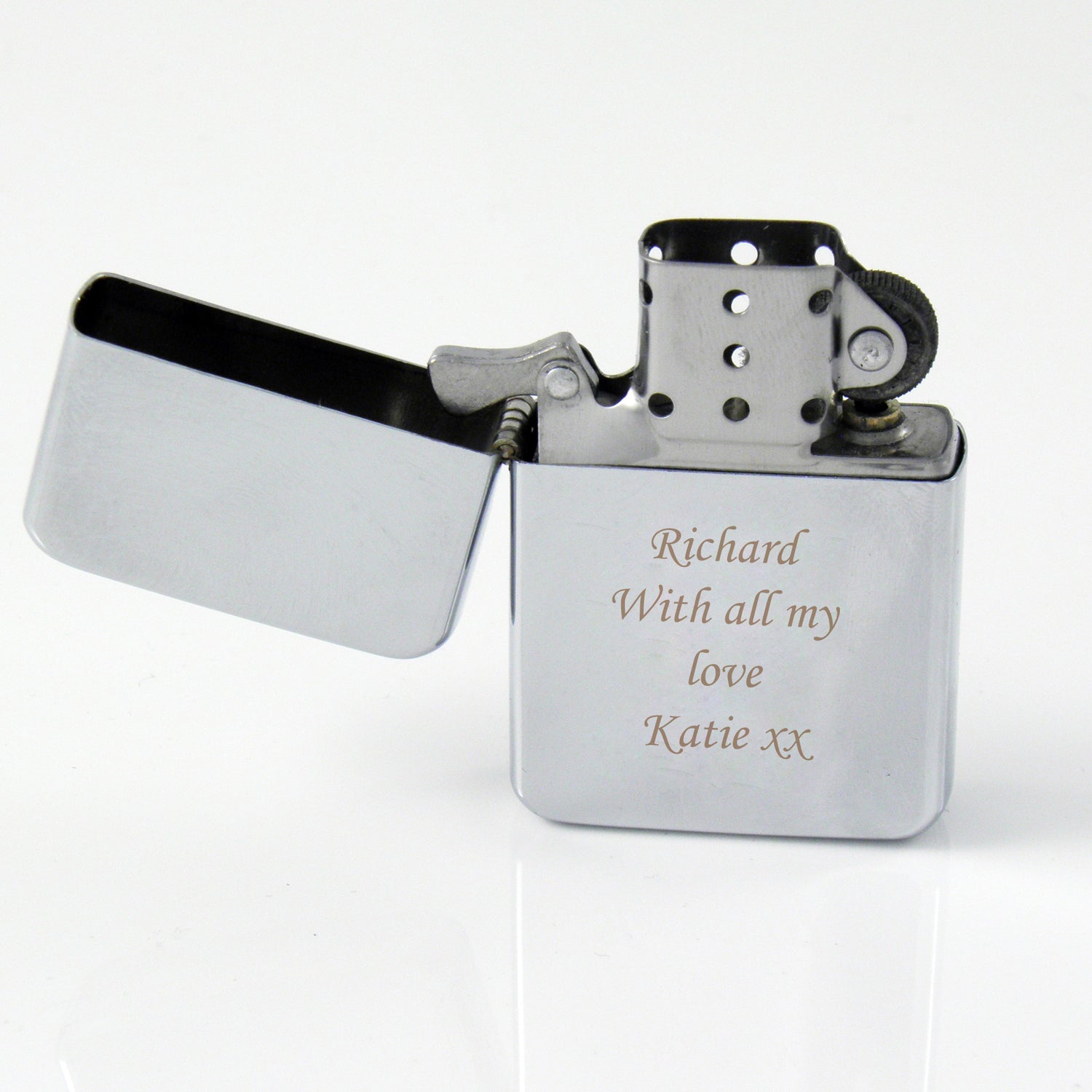 Personalised Silver Lighter - gift & personalise