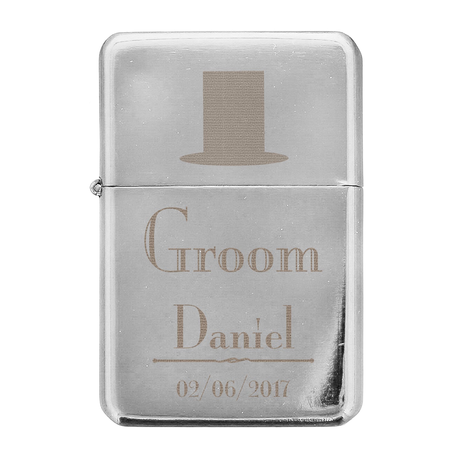 Personalised Decorative Wedding Groom Lighter - gift & personalise