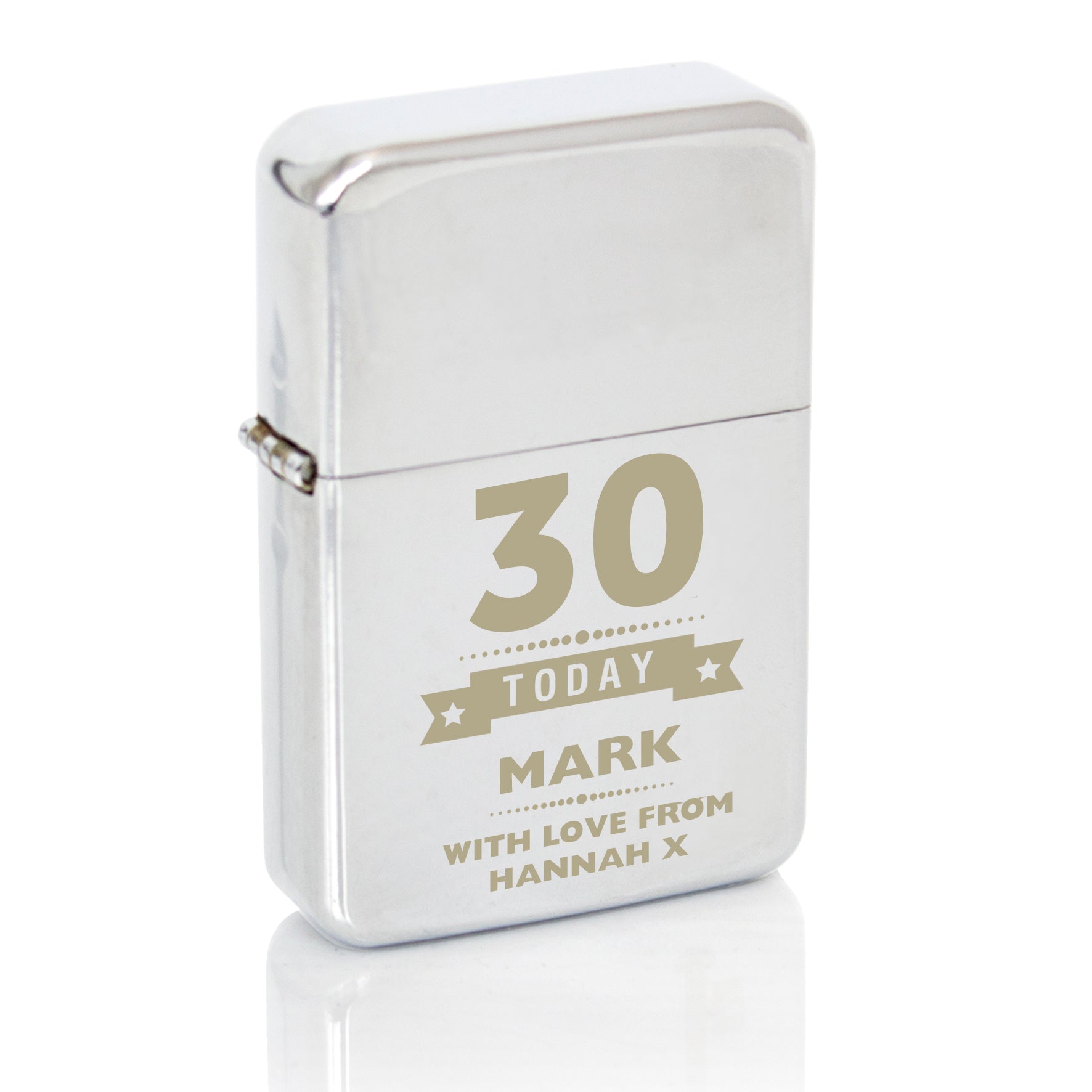 Personalised Birthday Star Lighter - gift & personalise