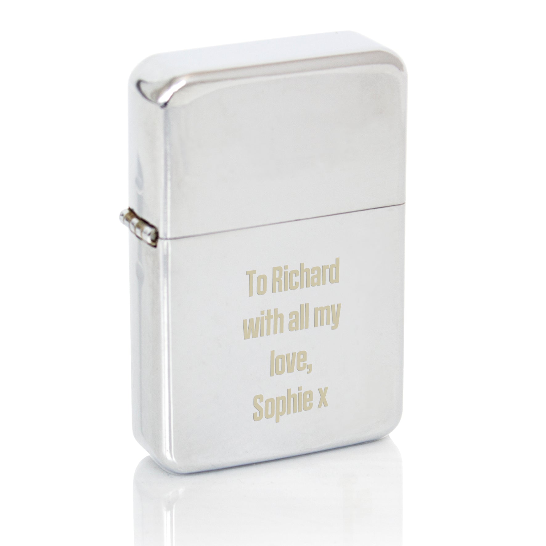 Personalised Bold Font Lighter - gift & personalise