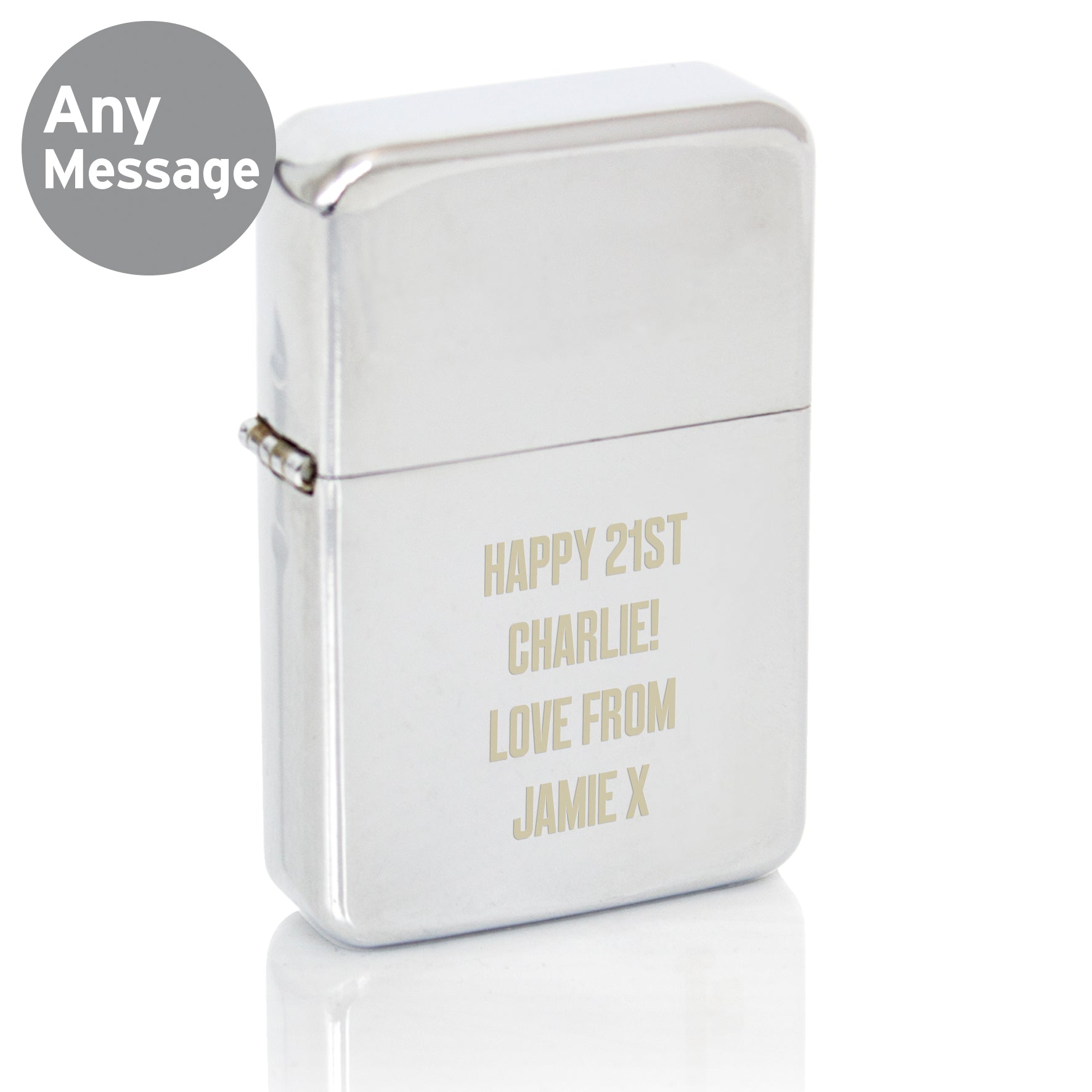 Personalised Bold Font Lighter - gift & personalise