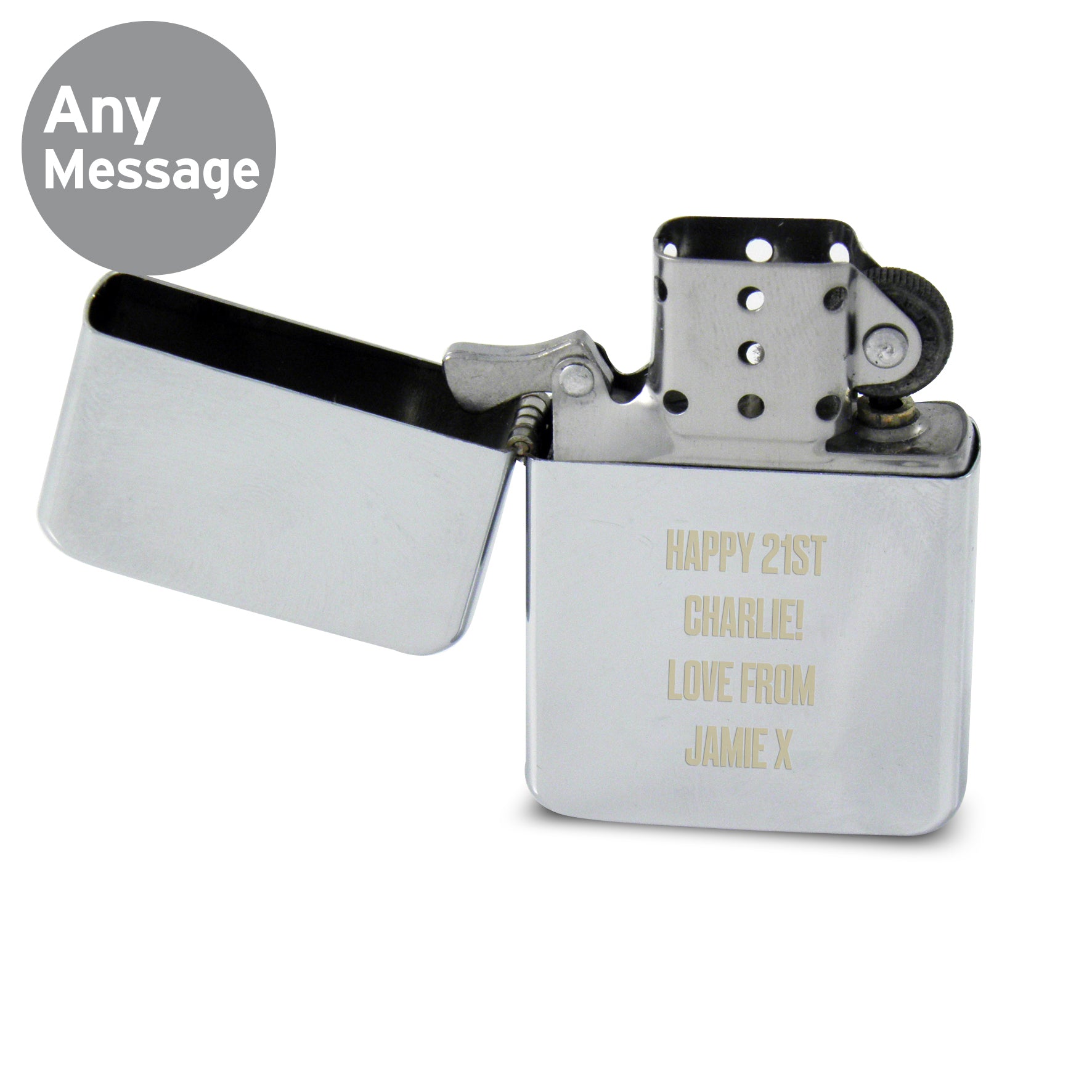 Personalised Bold Font Lighter - gift & personalise