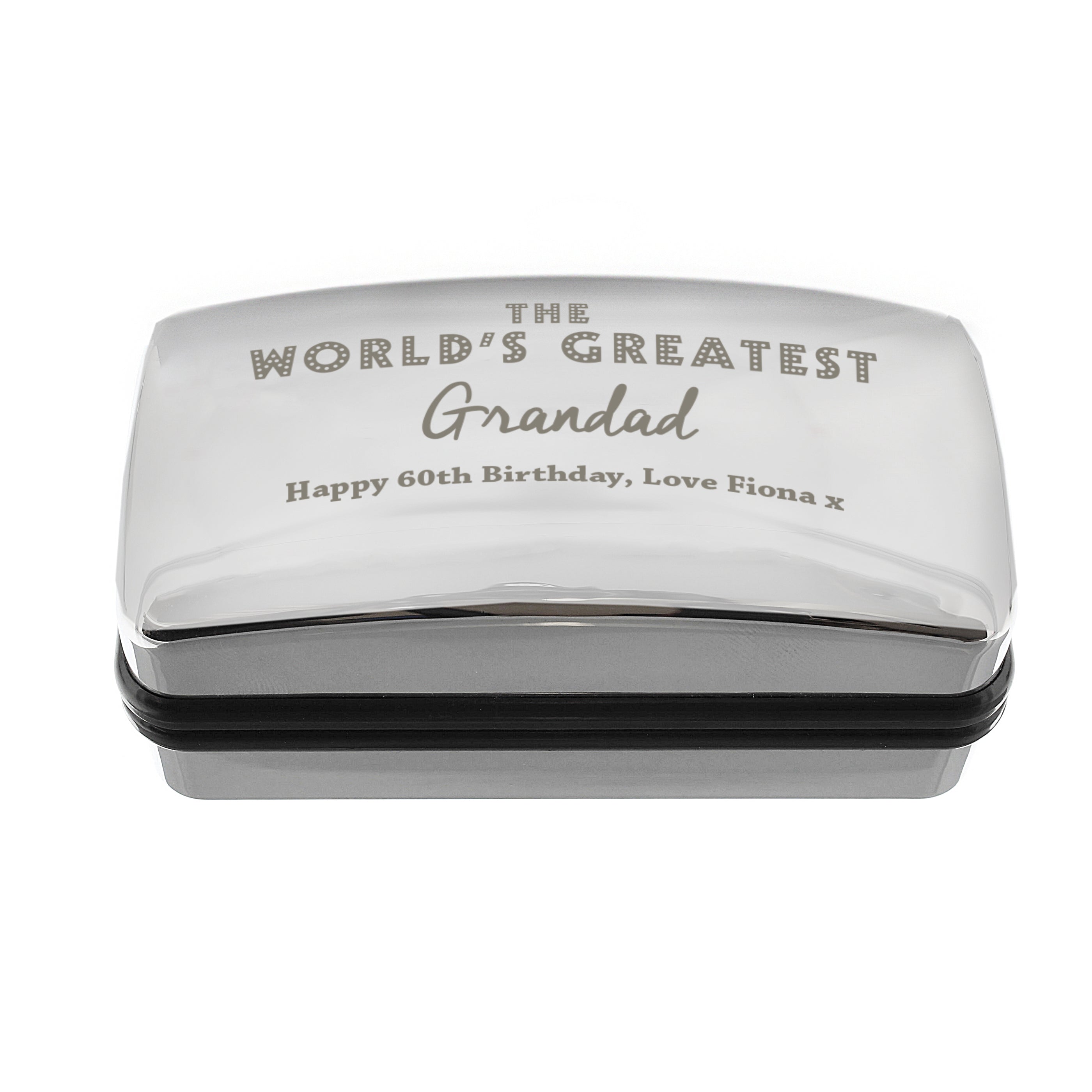 Personalised 'The World's Greatest' Cufflink Box - gift & personalise