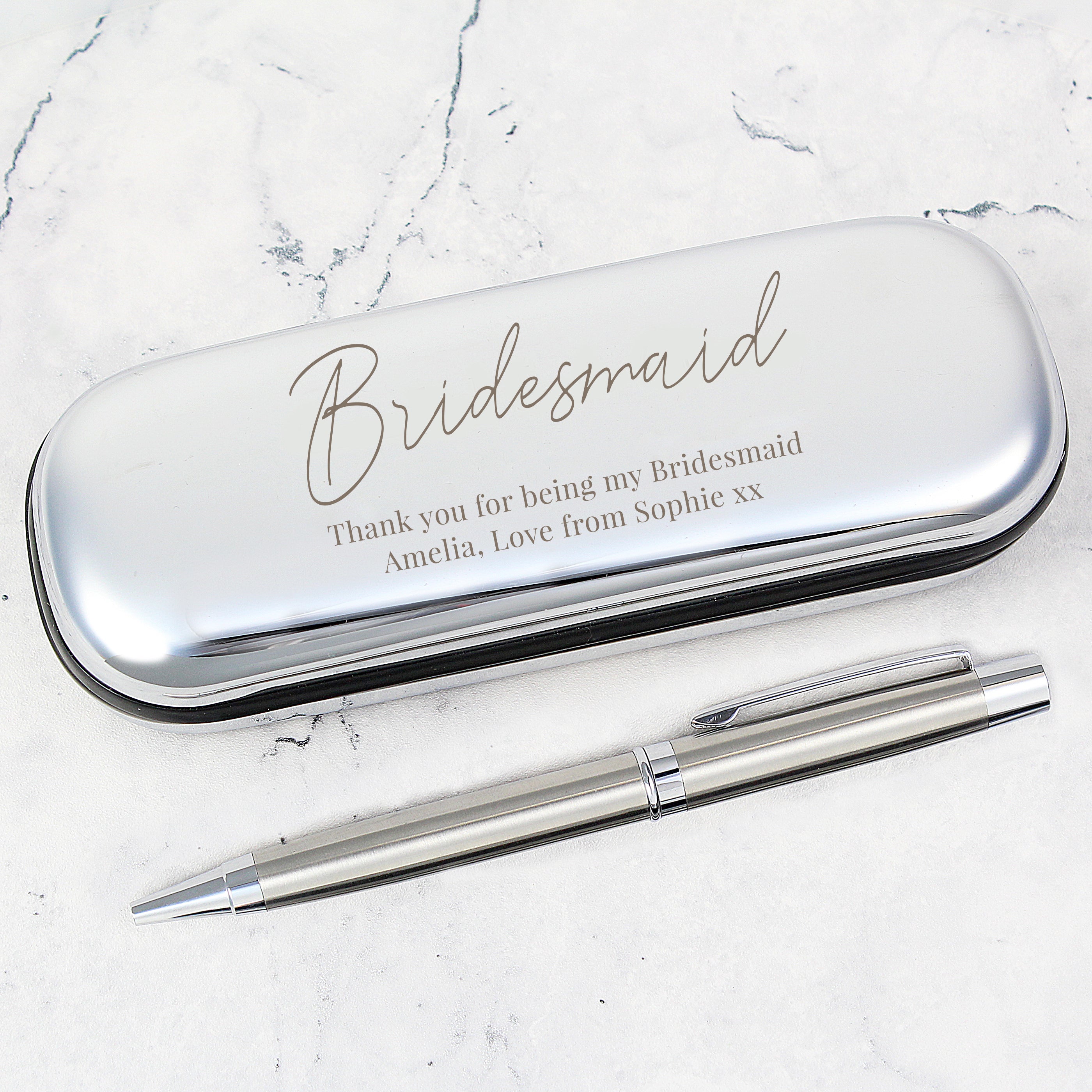 Personalised Free Text Pen and Box Set - gift & personalise