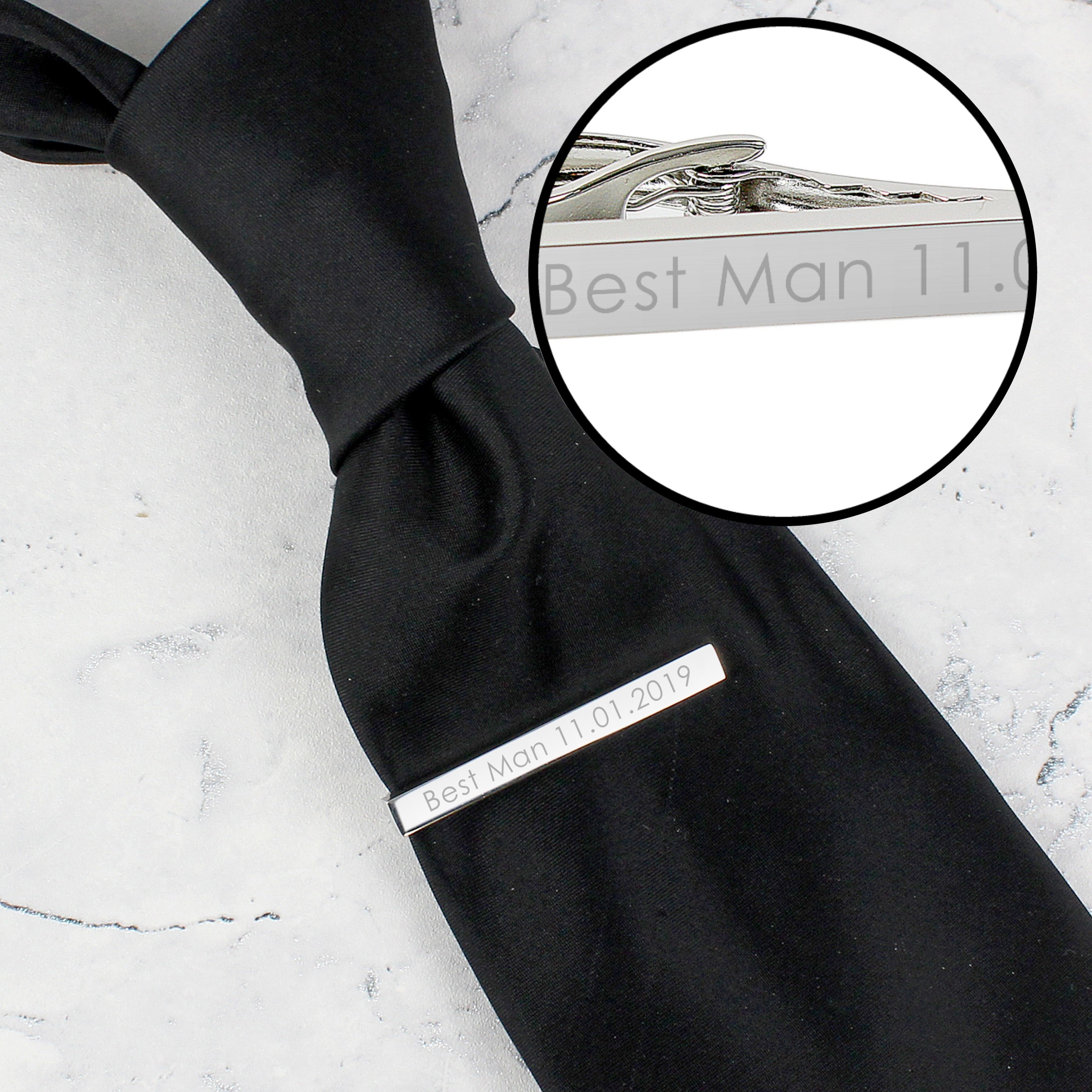 Personalised Tie Clip - gift & personalise