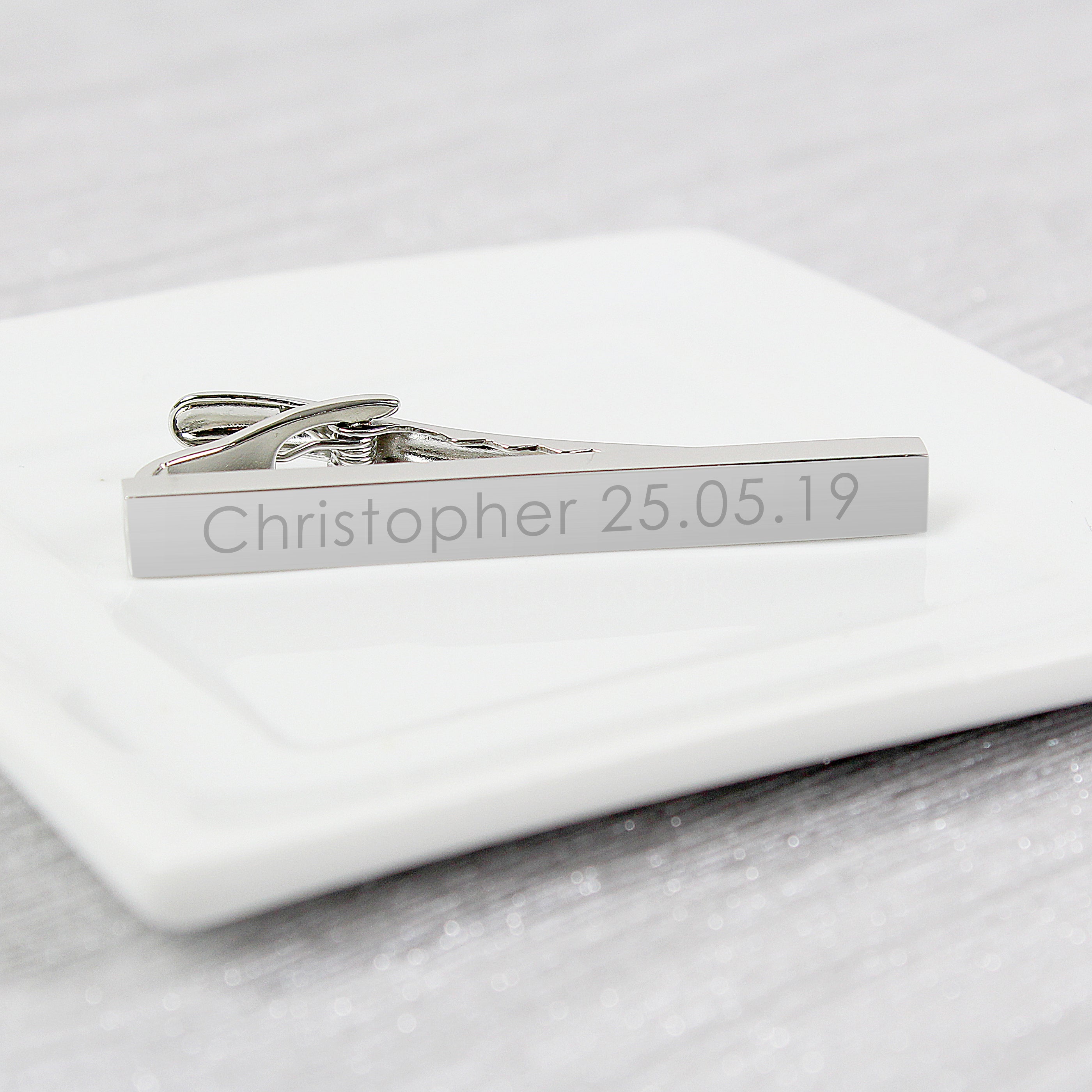 Personalised Tie Clip - gift & personalise