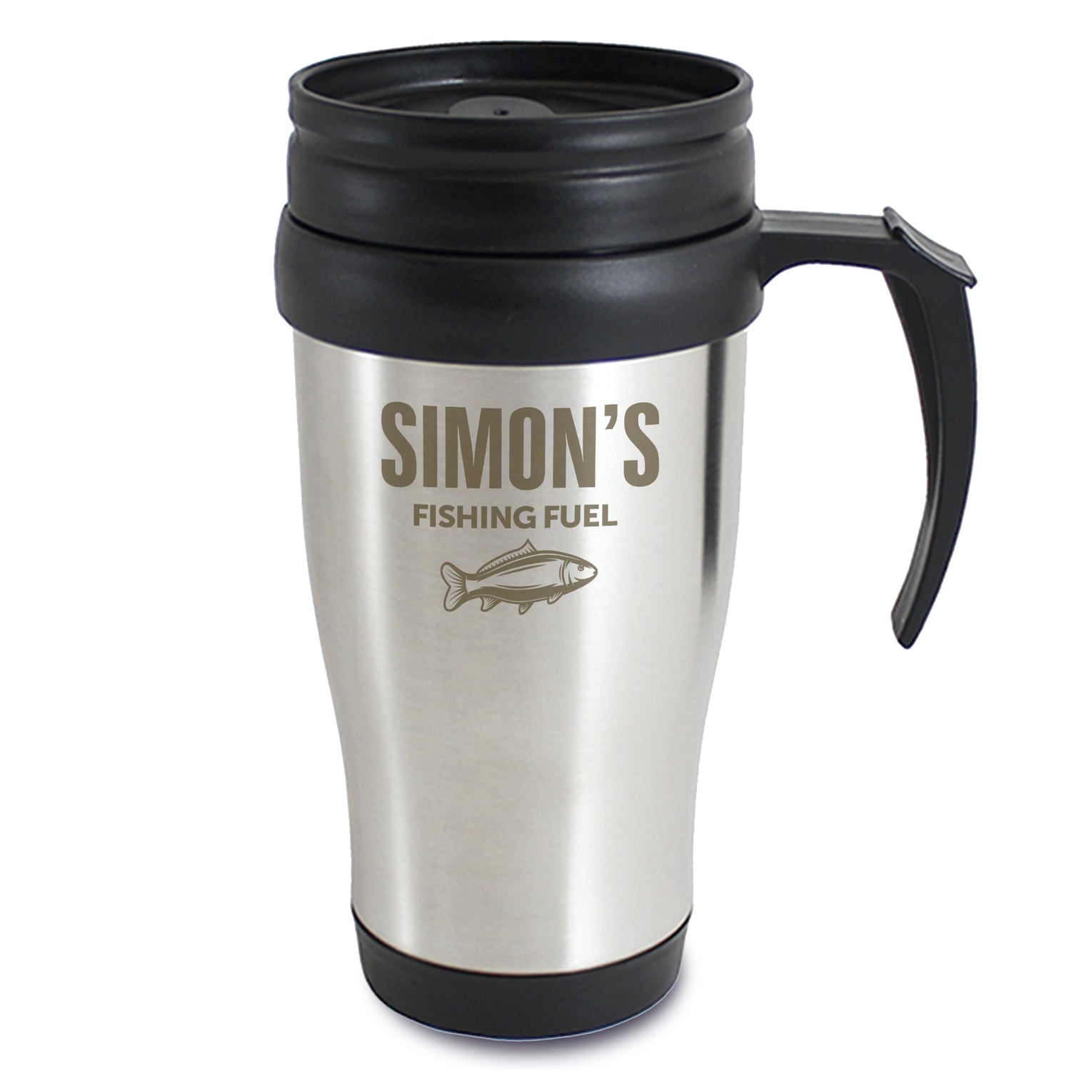 Personalised Fishing Travel Mug - gift & personalise