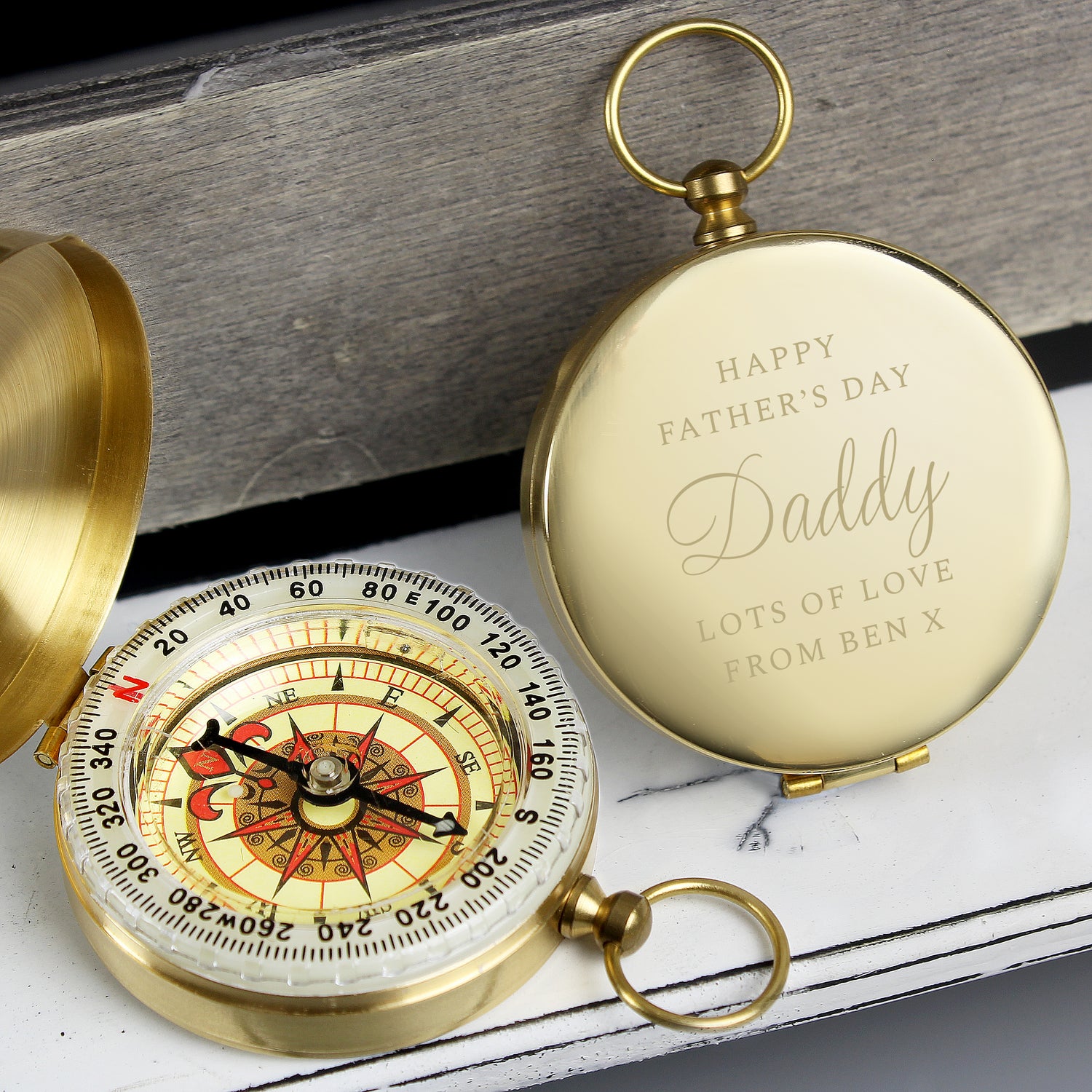 Personalised Classic Keepsake Compass - gift & personalise