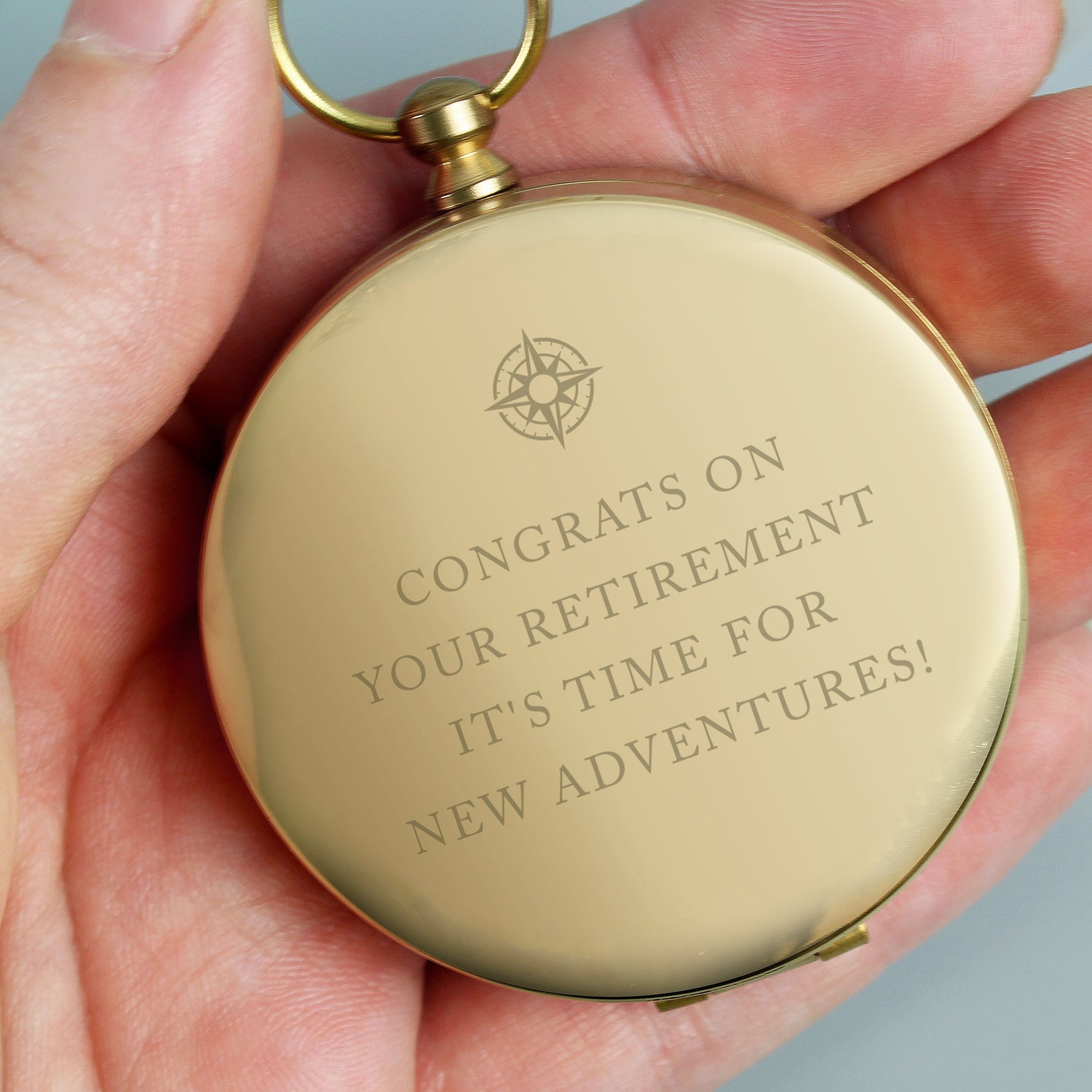 Personalised Free Text Keepsake Compass - gift & personalise