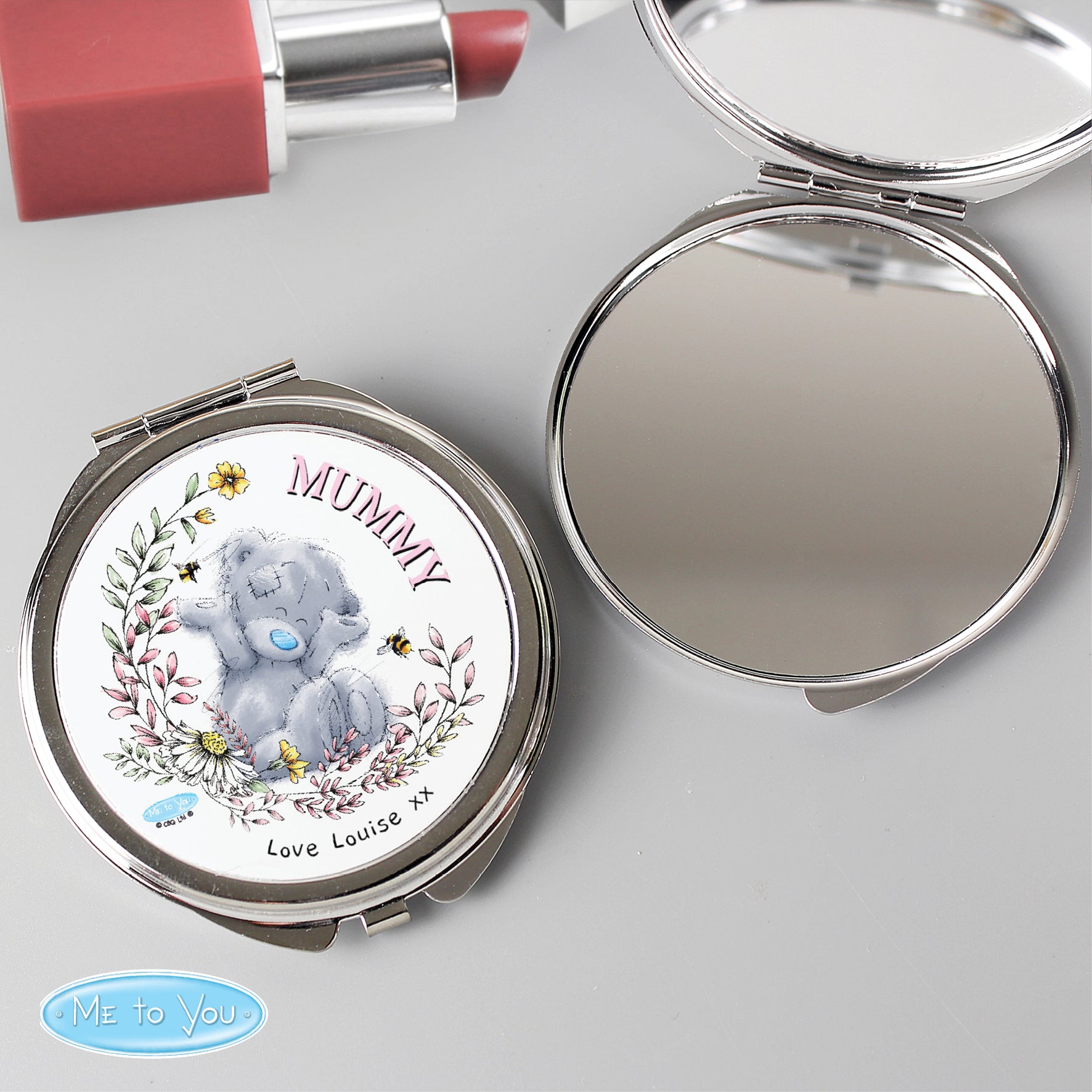 Personalised Me to You Bees Compact Mirror - gift & personalise