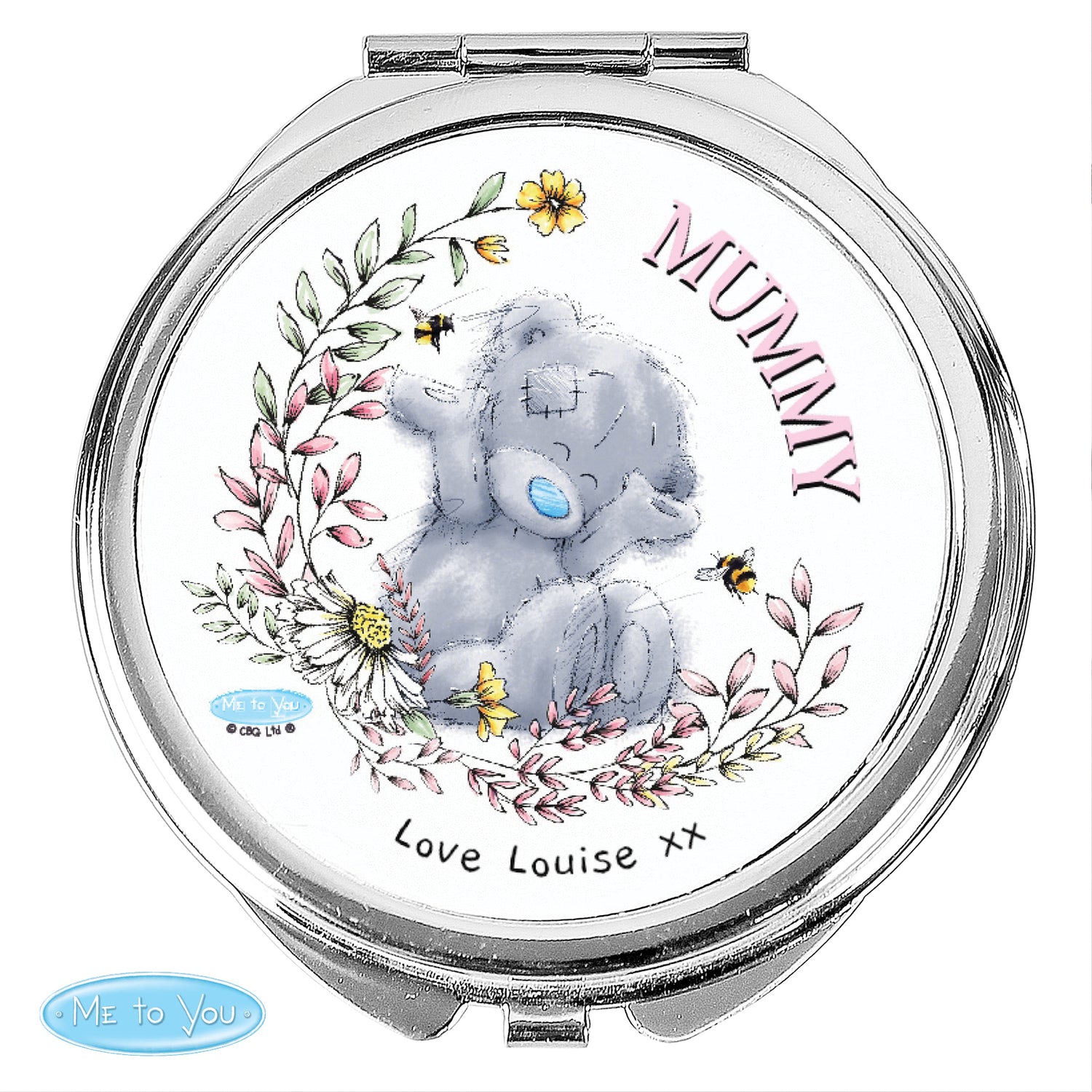 Personalised Me to You Bees Compact Mirror - gift & personalise