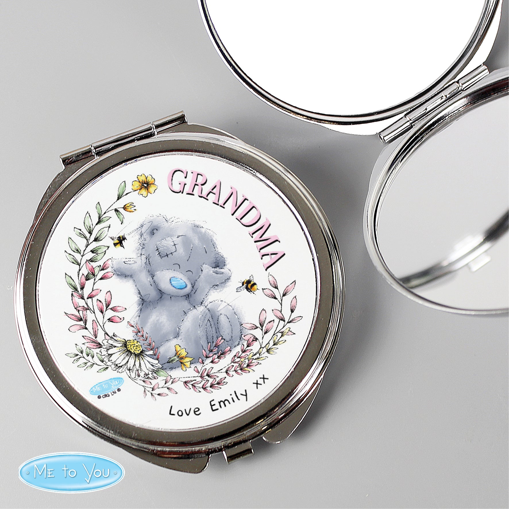 Personalised Me to You Bees Compact Mirror - gift & personalise