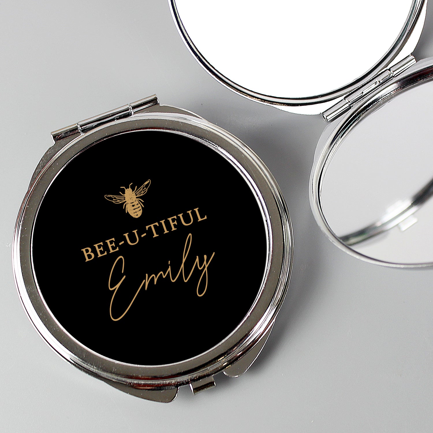 Personalised Bee-u-tiful Compact Mirror - gift & personalise