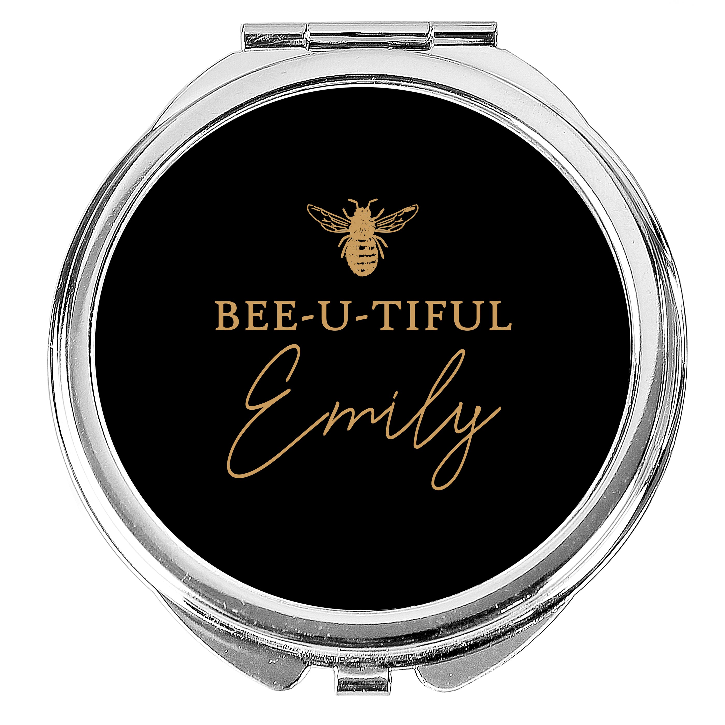 Personalised Bee-u-tiful Compact Mirror - gift & personalise