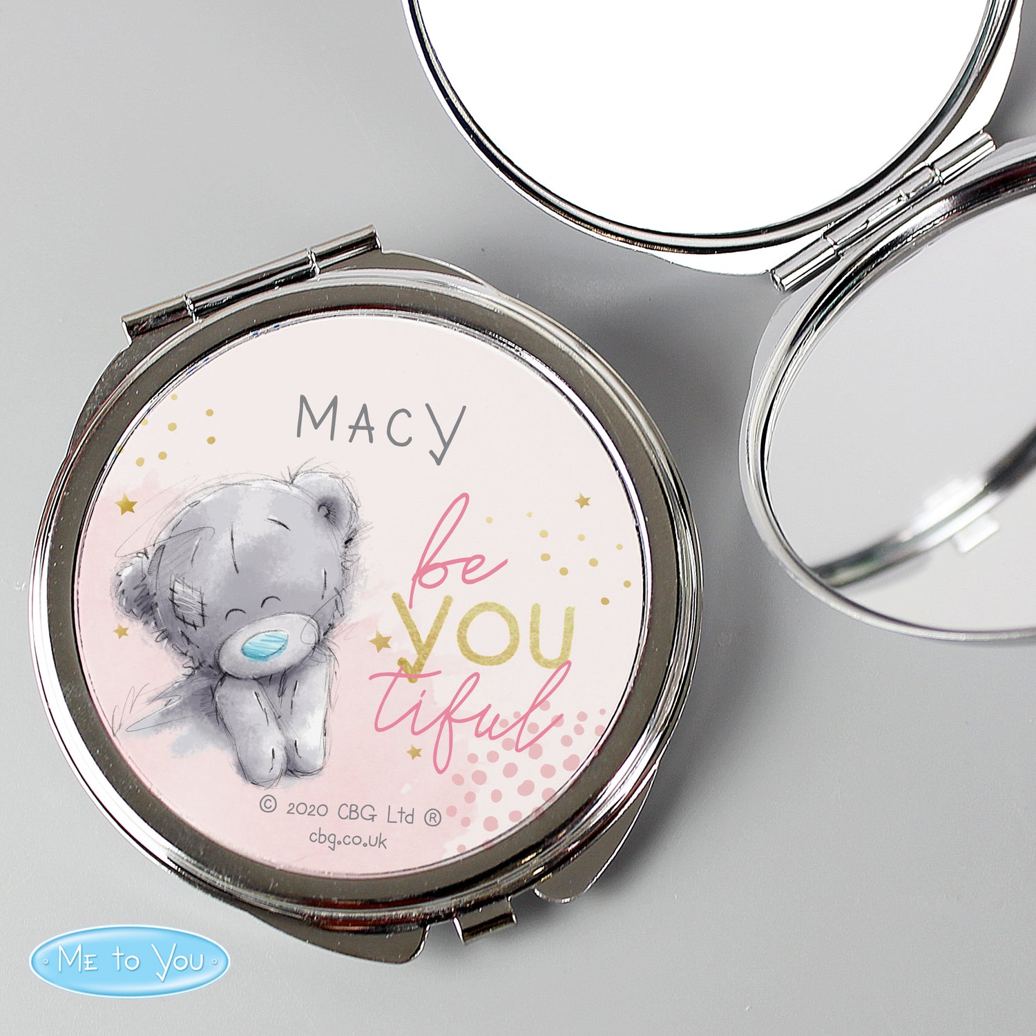 Personalised Me To You Be-You-Tiful Compact Mirror - gift & personalise